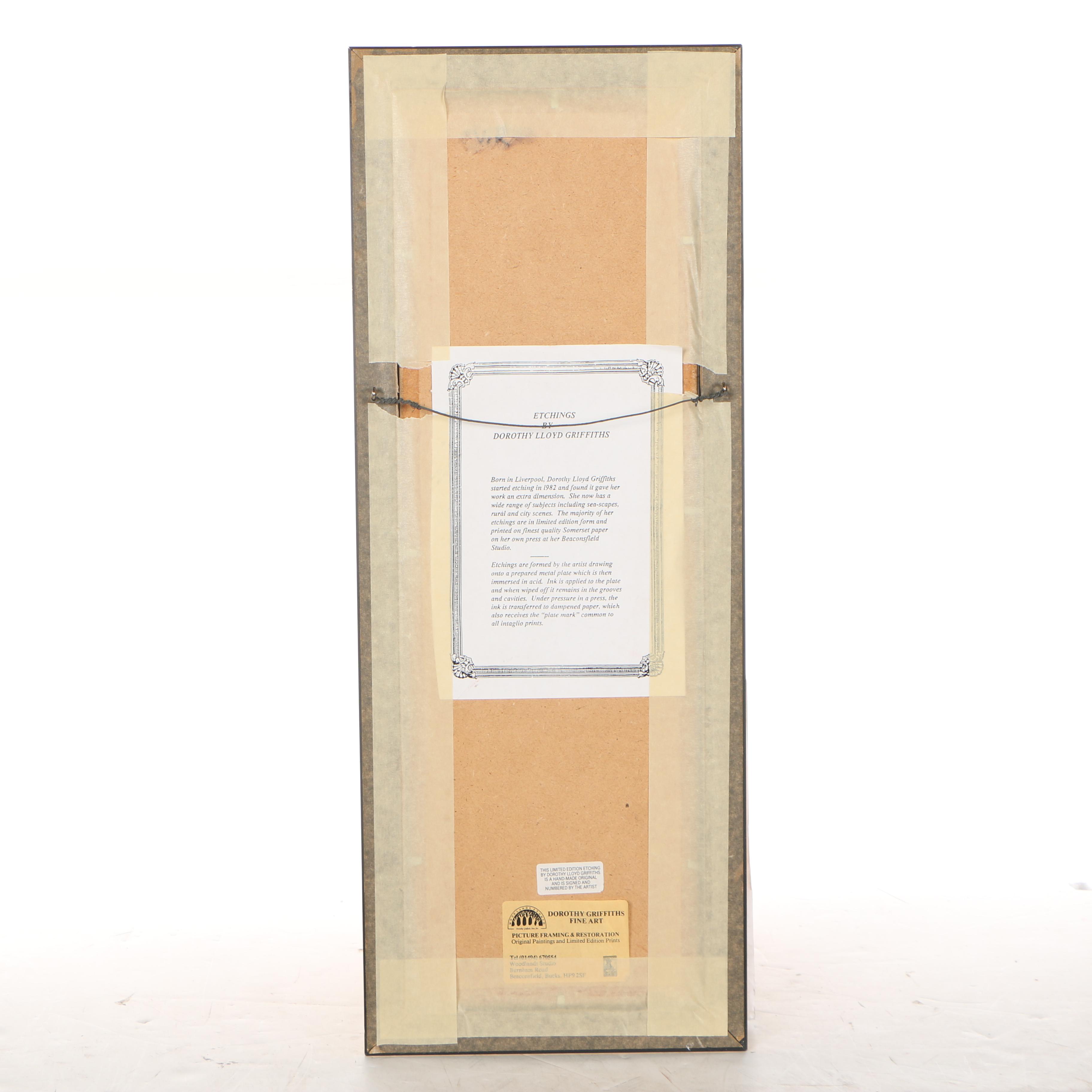 Dorothy Lloyd Griffiths Limited Edition Etchings