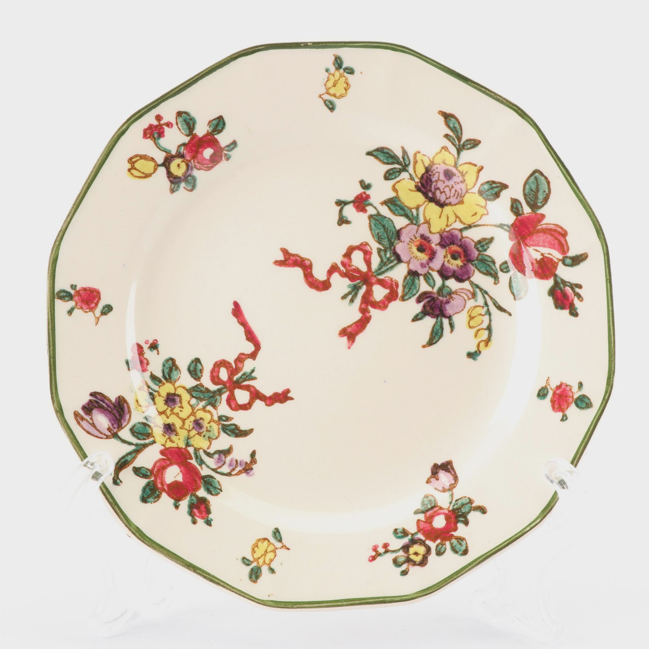 Royal Doulton "Old Leeds Spray" Earthenware Tableware, Circa 1912