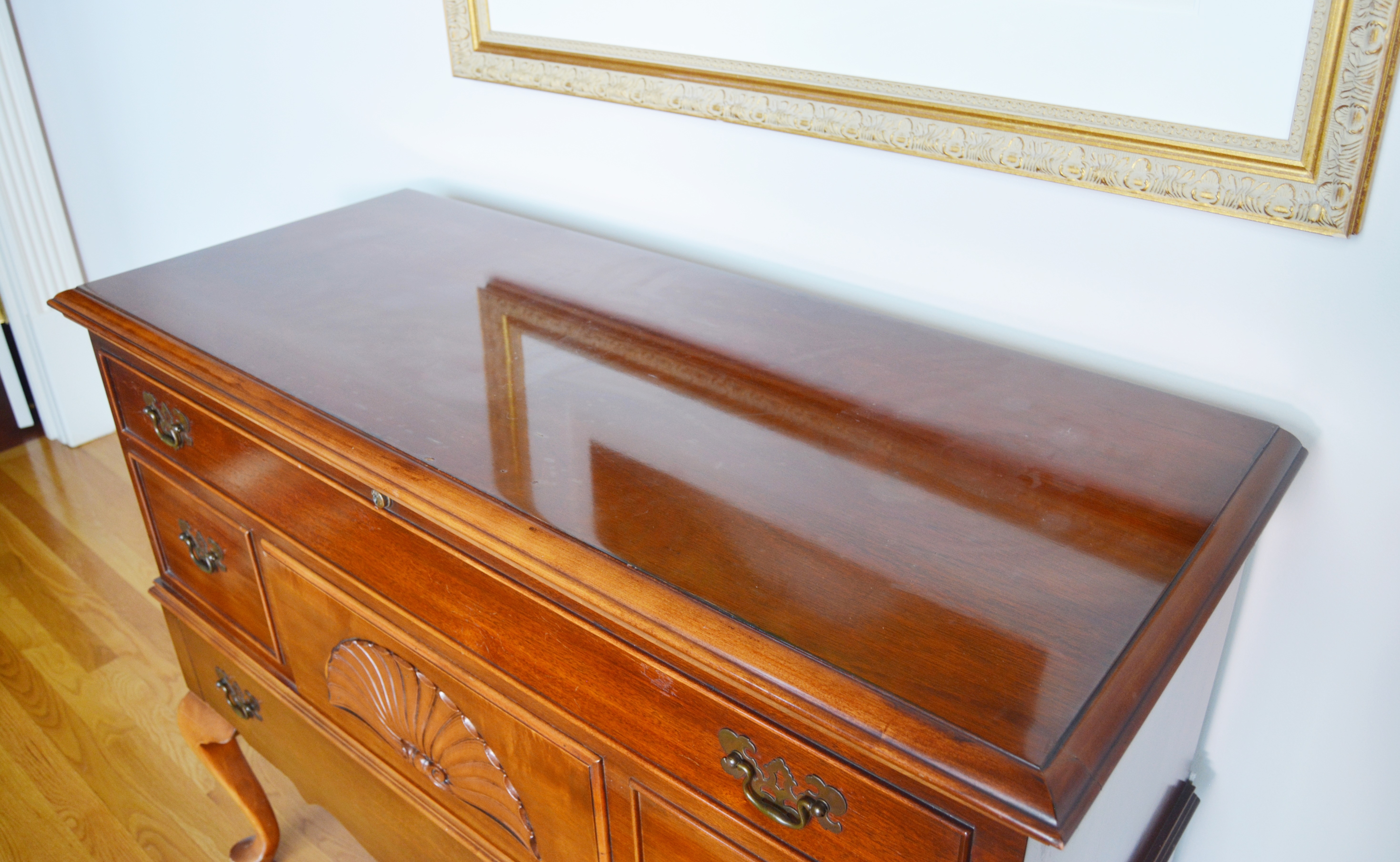 Queen Anne Style Cedar Blanket Chest by Lane Furniture, 21st Century