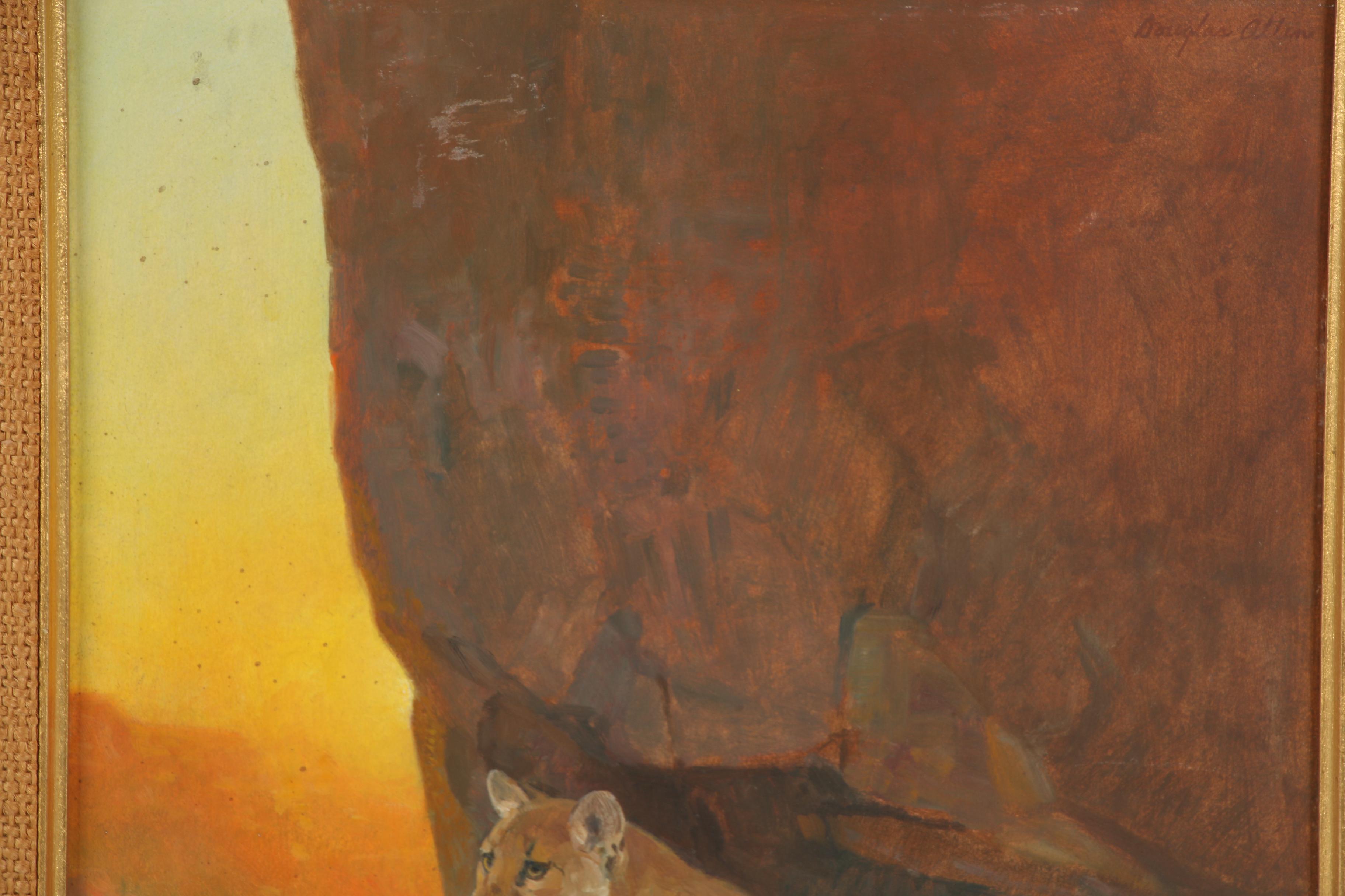 Douglas Allen 1978 Oil Wildlife Illustration for "North American Game Animals"