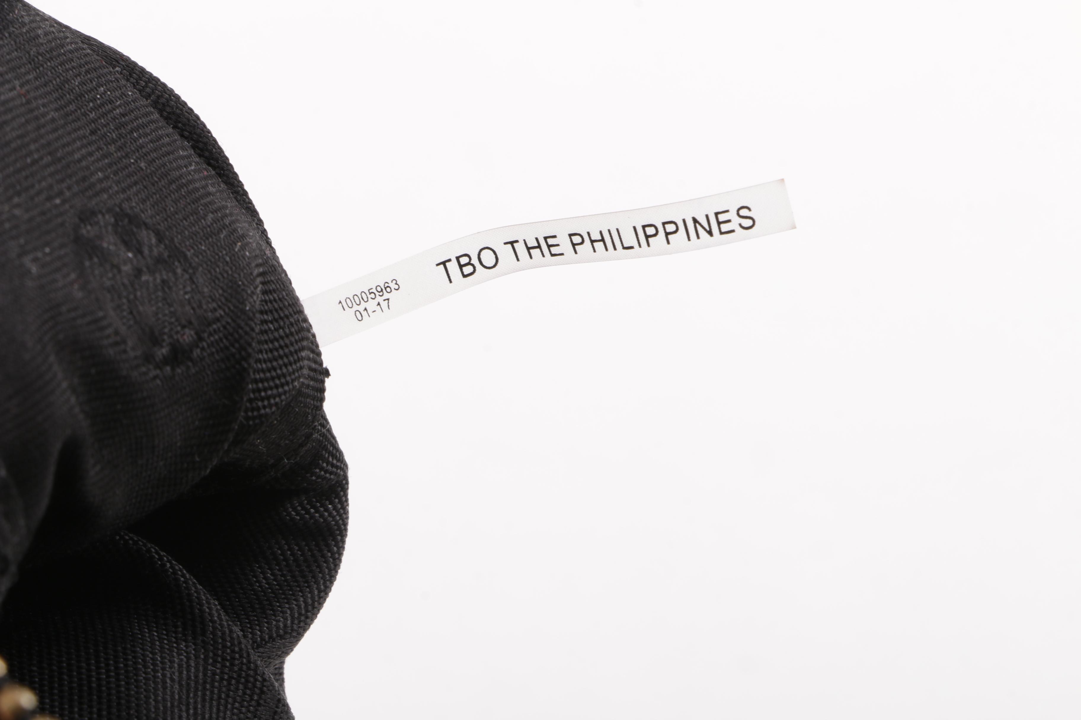 Tory Burch Black Pebbled Leather Crossbody Bag