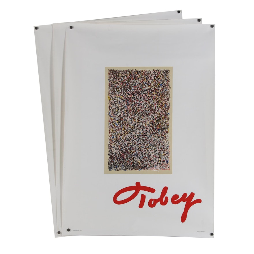Mark Tobey Lithograph Exhibition Poster
