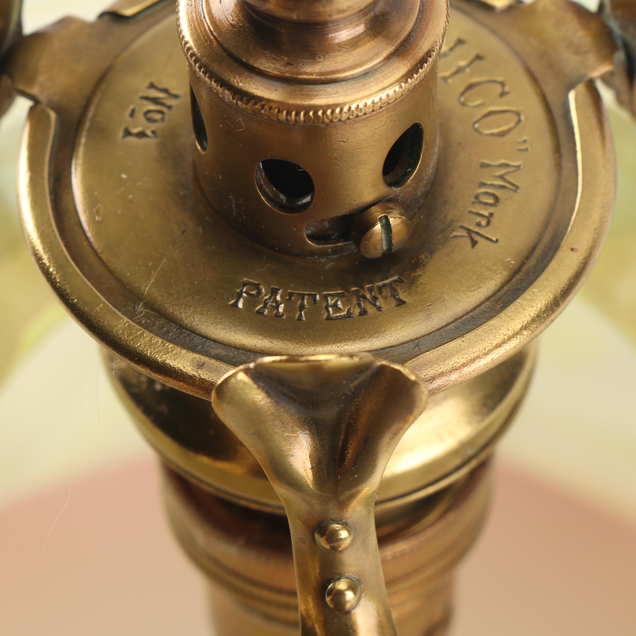 Nico Art Glass and Brass Wall Lamp