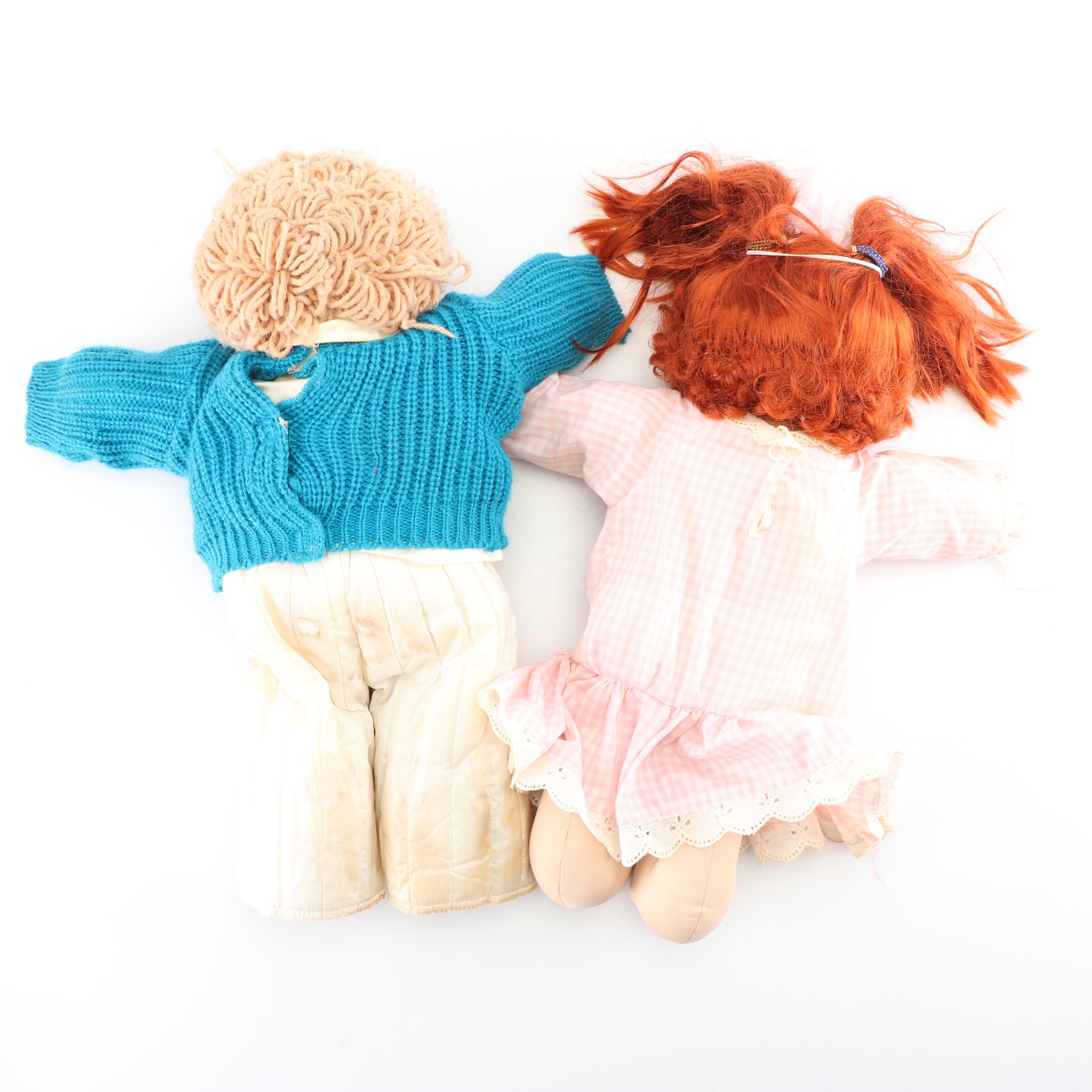 Cabbage Patch, Rainbow Brite, and Teddy Ruxpin Dolls, 1980s