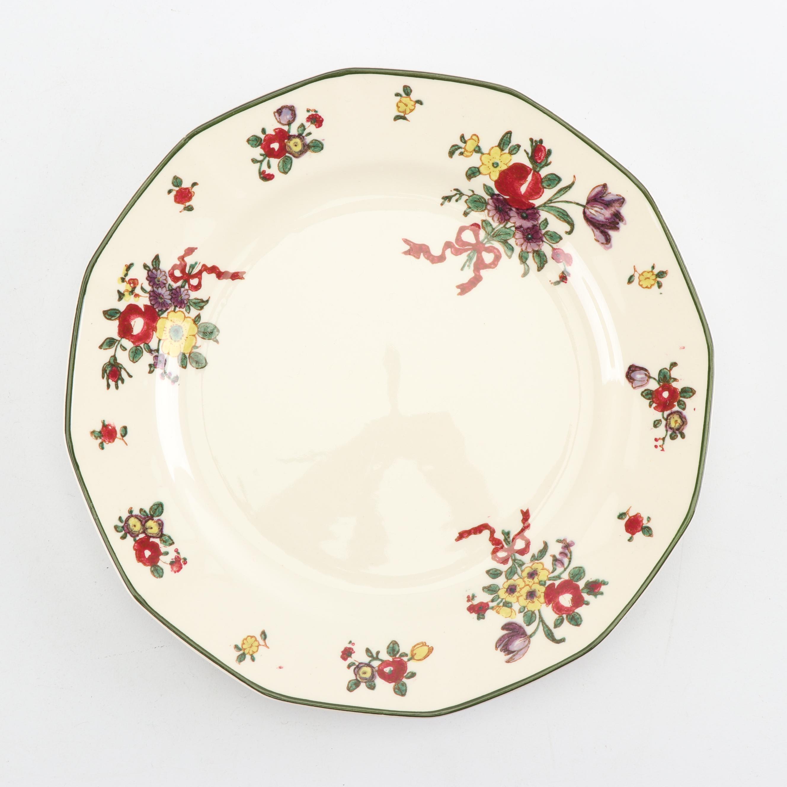 Royal Doulton "Old Leeds Spray" Earthenware Dinnerware, Circa 1912