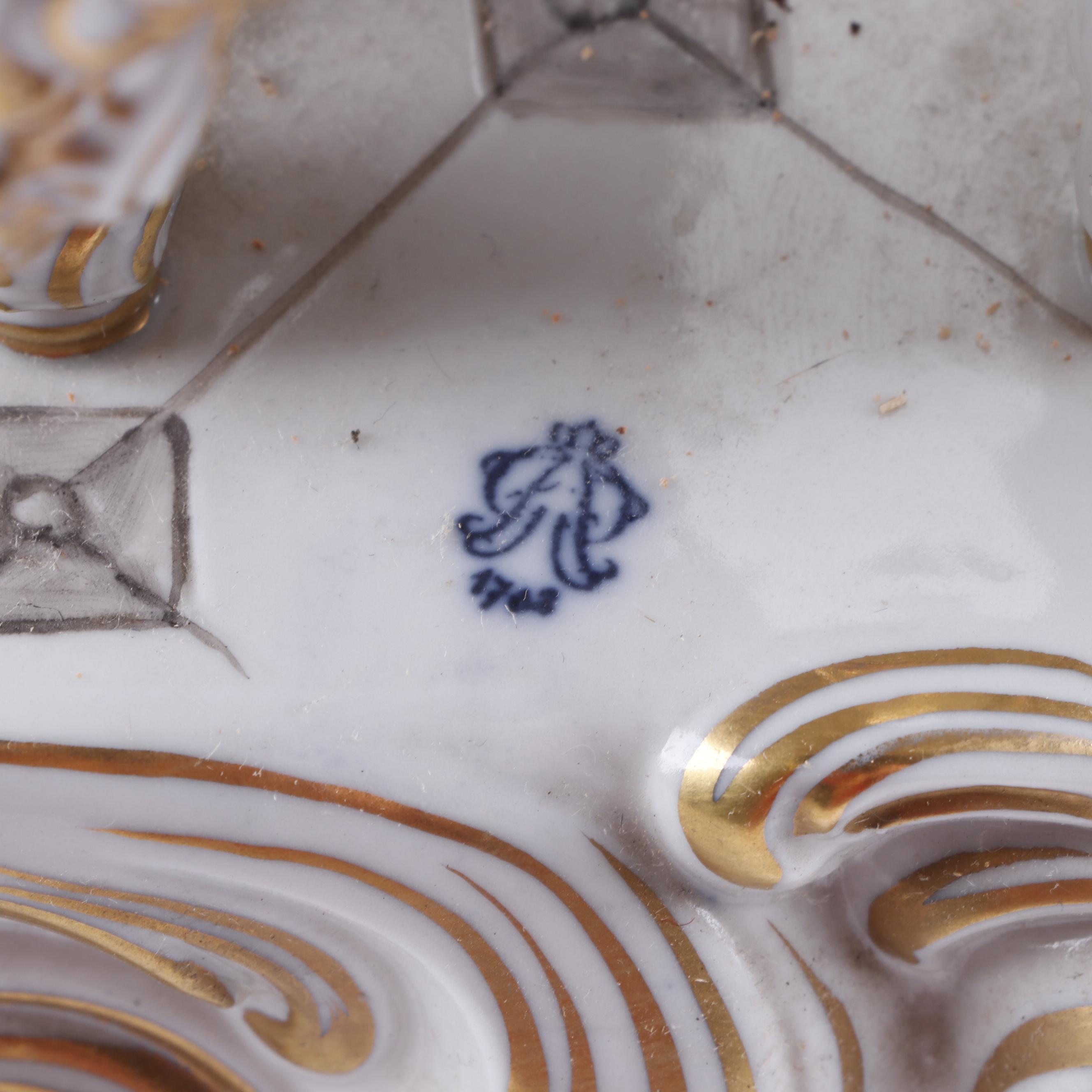 Aelteste Volkstedt Porcelain Figural Scene, 20th Century