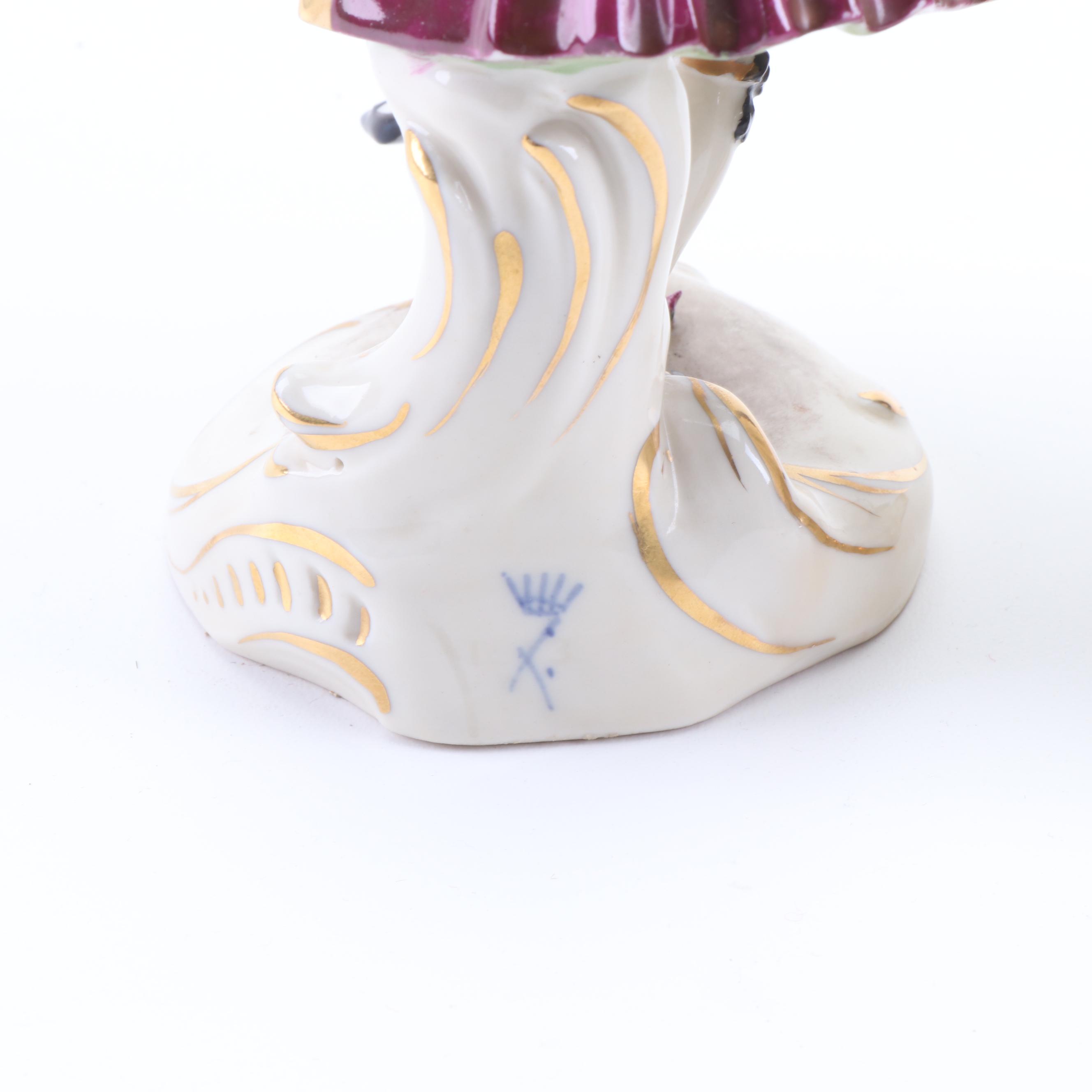 Luigi Fabris and Ackermann & Fritz Dresden Lace Porcelain Figurines