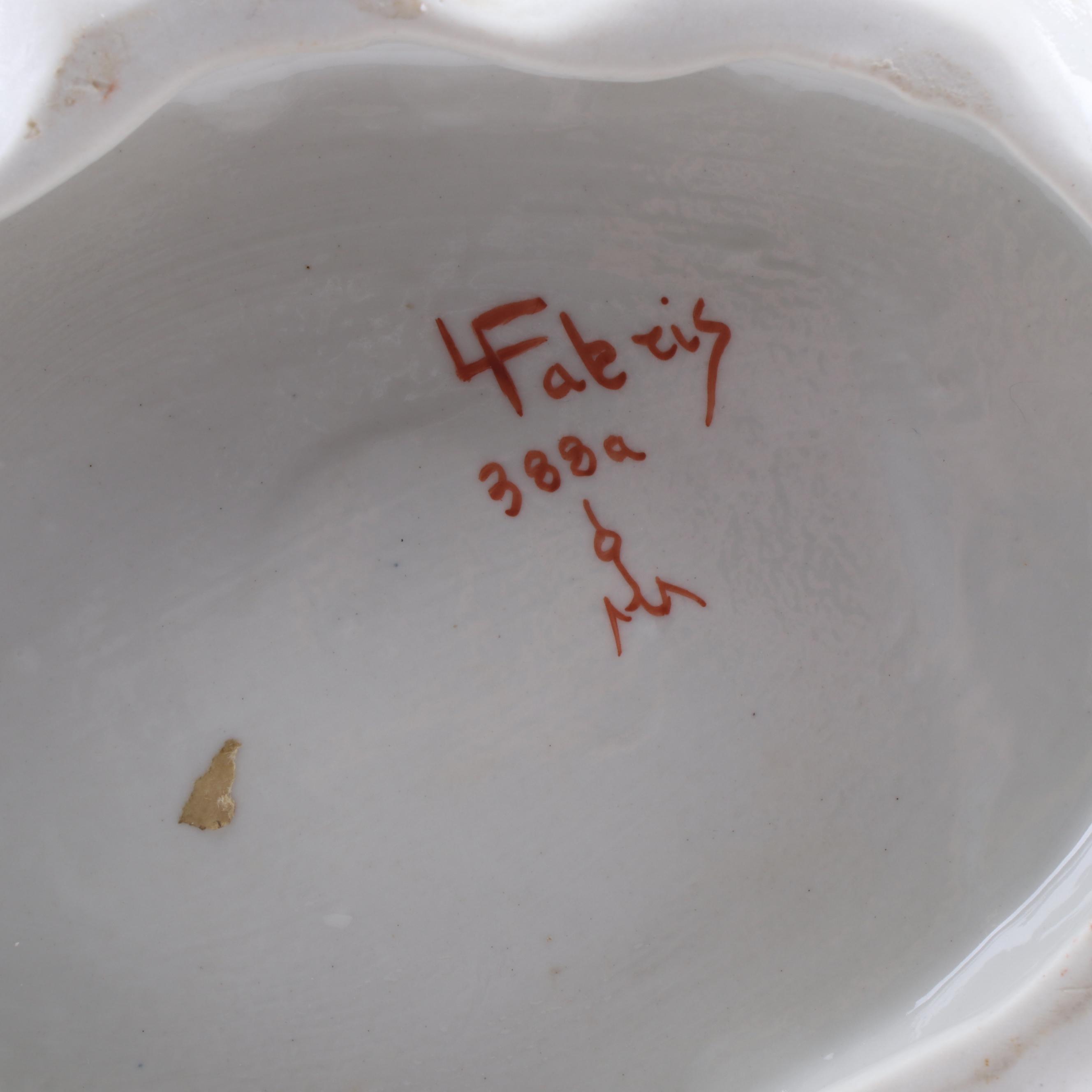 Luigi Fabris and Ackermann & Fritz Dresden Lace Porcelain Figurines