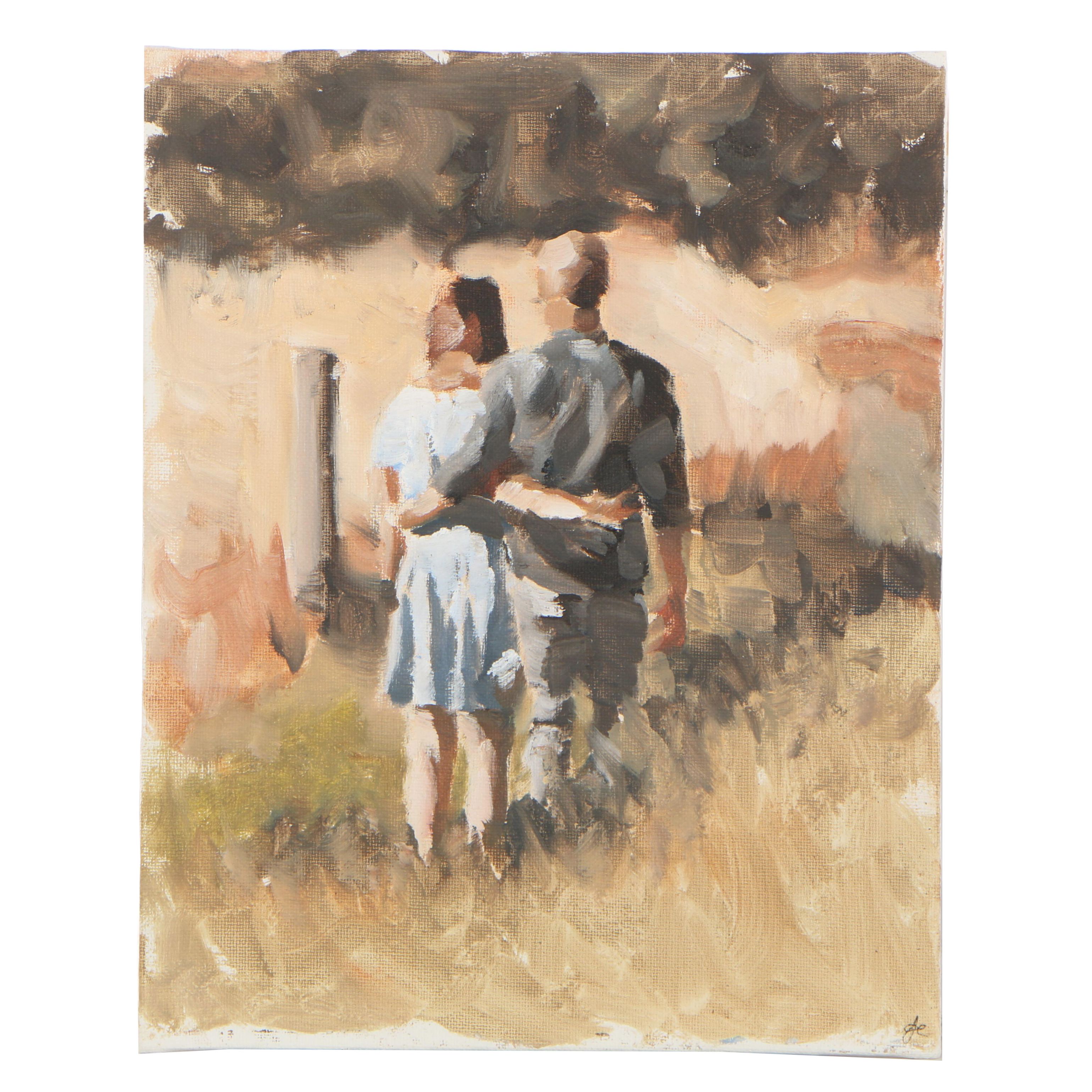 James Coates Oil Painting