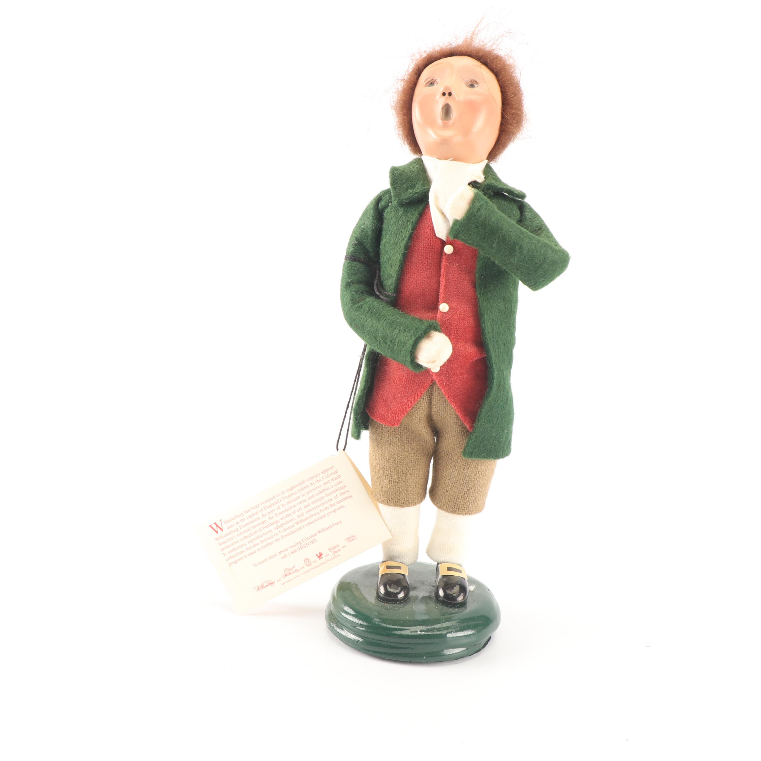 Byers' Choice Caroling Figurines including "Williamsburg Christmas"