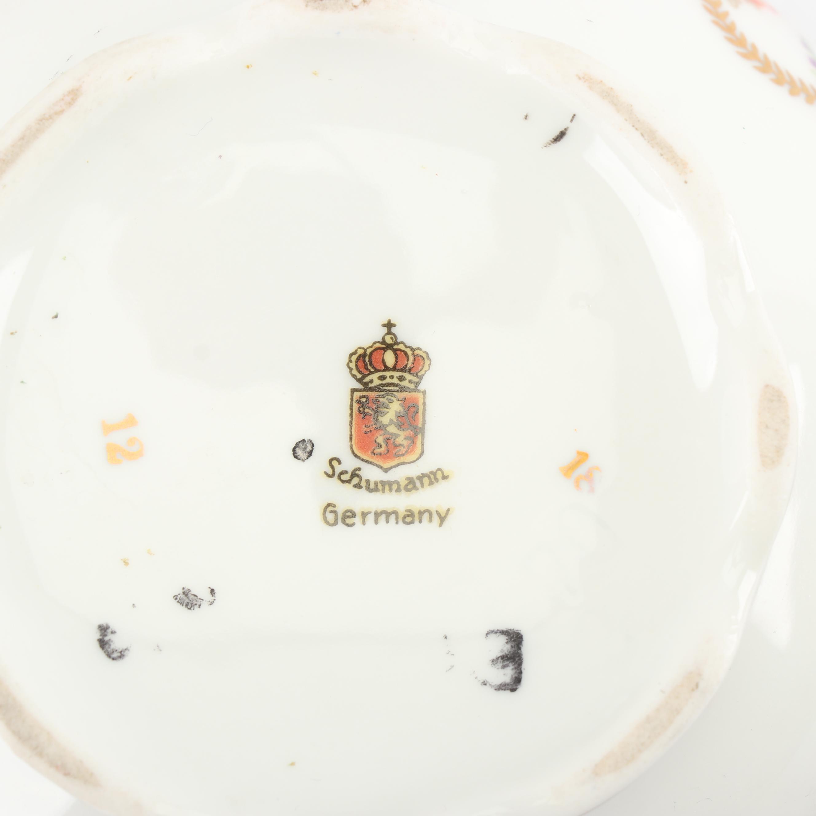 "The Dresden" Porcelain Dinnerware by Rosenthal with Schumann Sugar Bowl