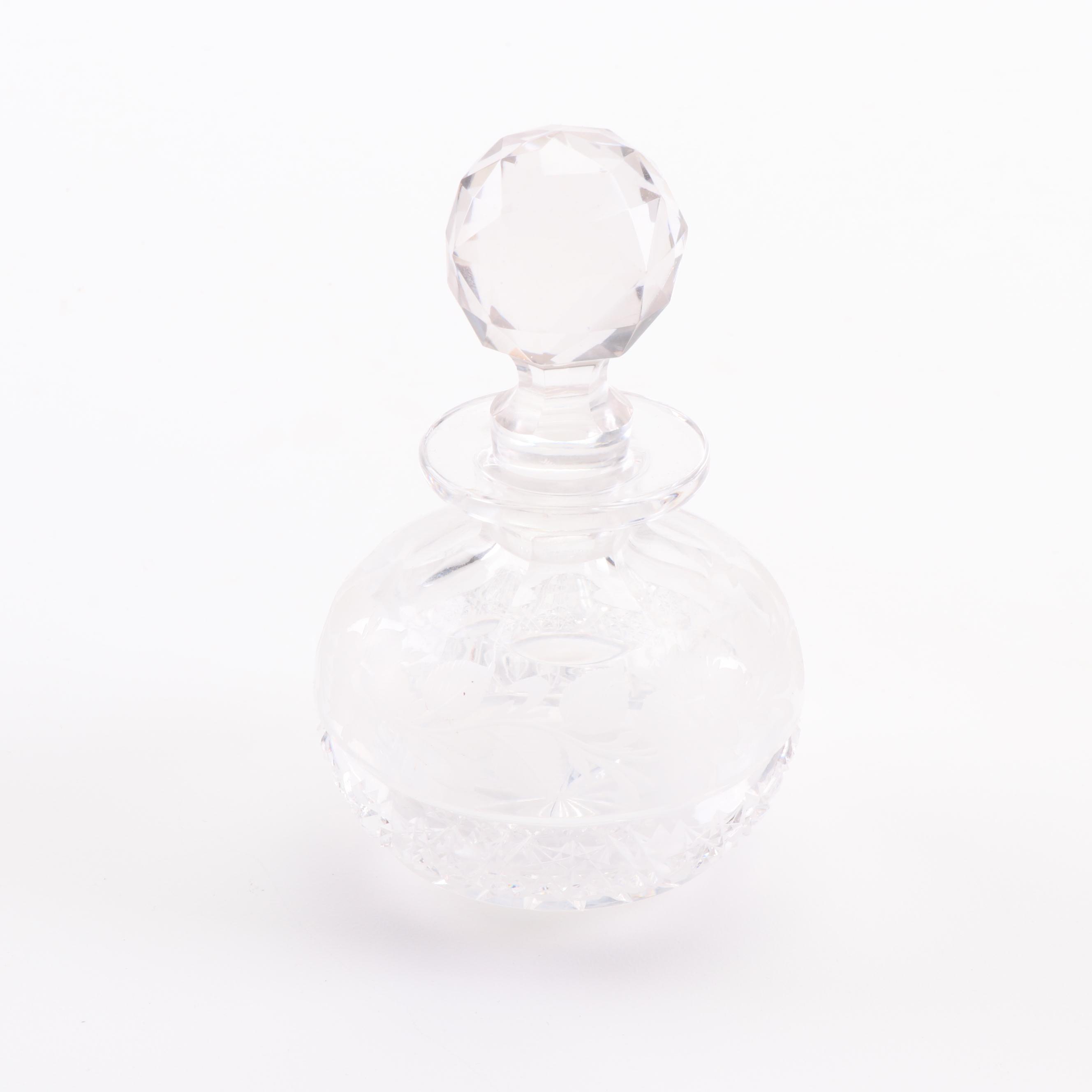 Vintage Cut Glass Perfume Bottles