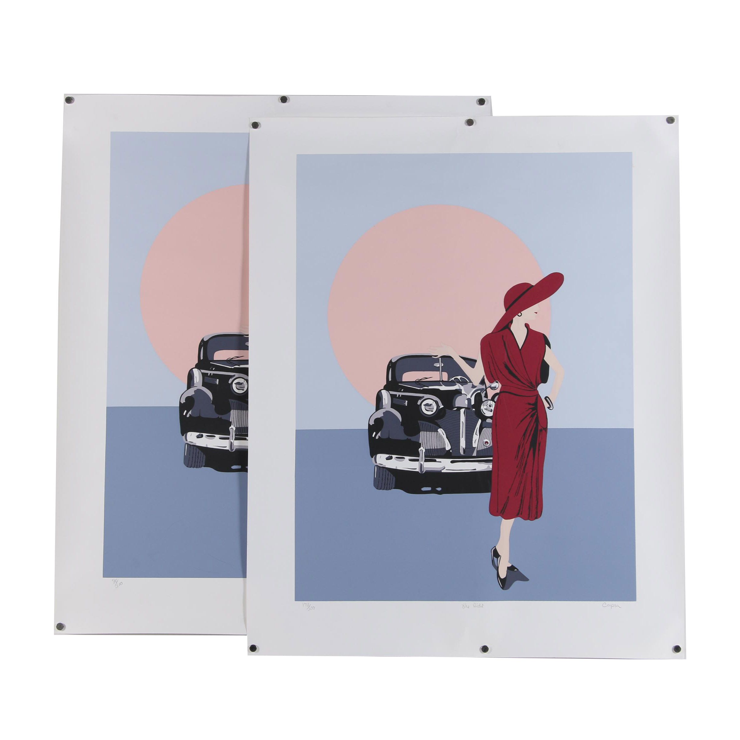 Bruce Capra Serigraph "The Ride"