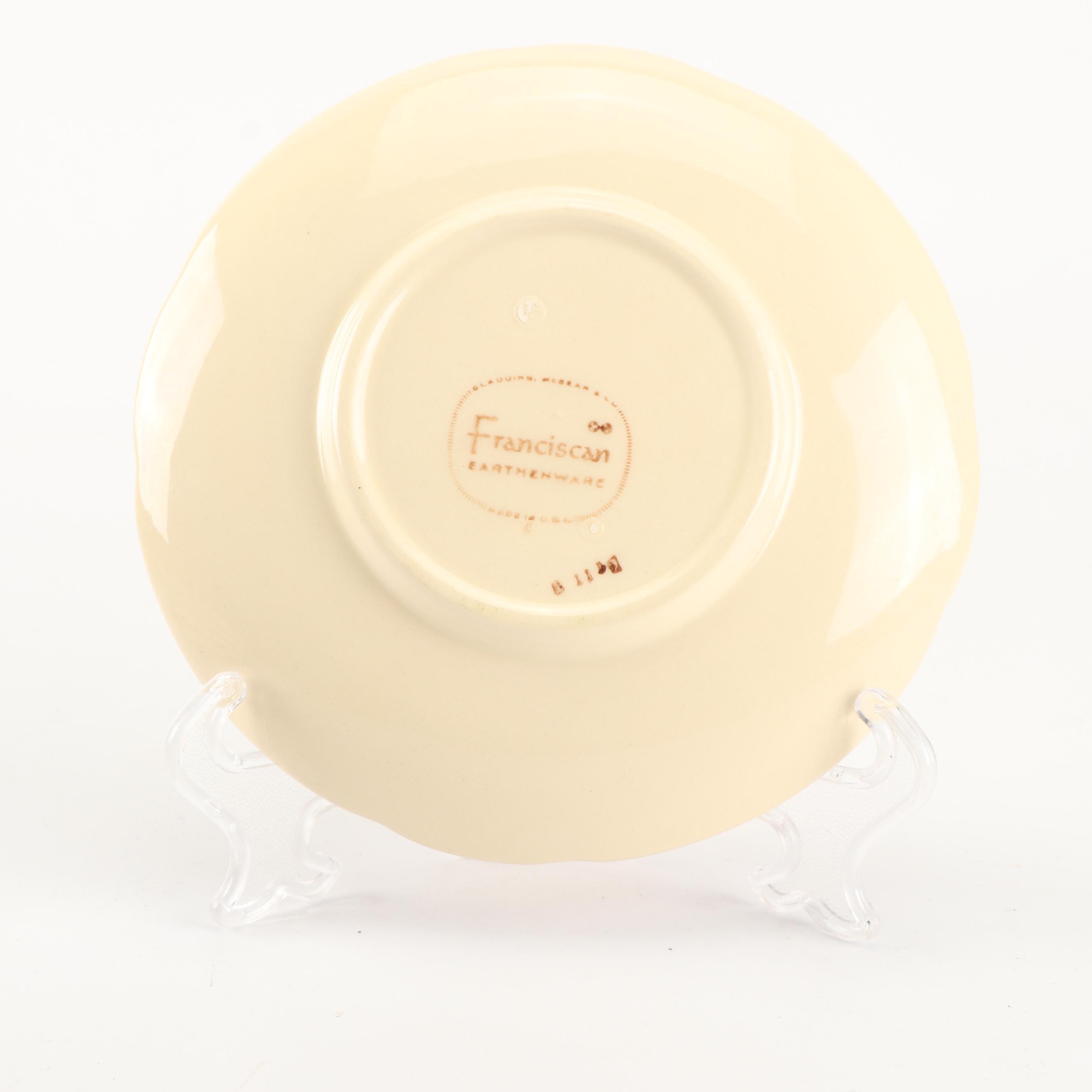 Vintage Franciscan "Desert Rose" Earthenware Dinnerware