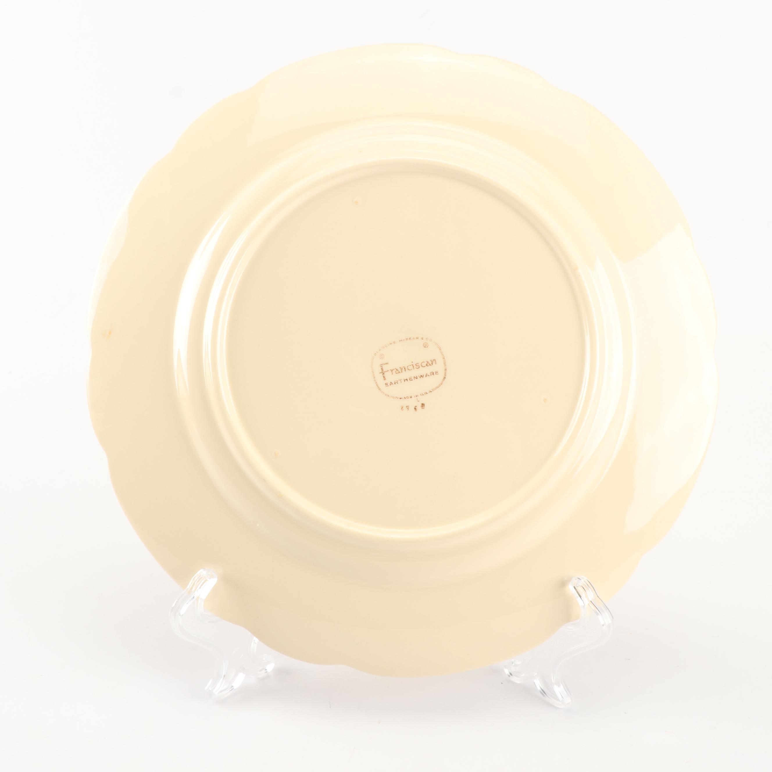 Vintage Franciscan "Desert Rose" Earthenware Dinnerware