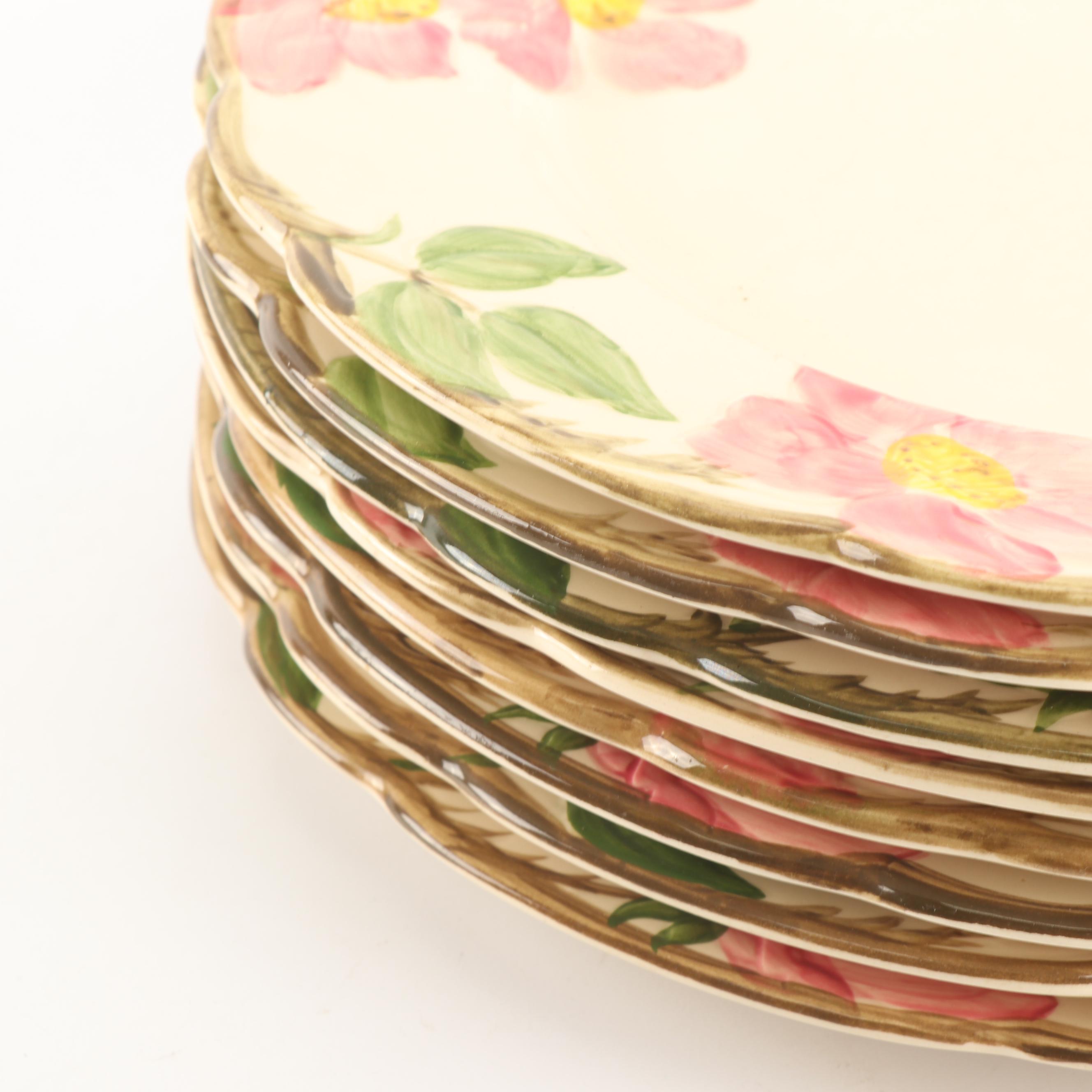 Vintage Franciscan "Desert Rose" Earthenware Dinnerware