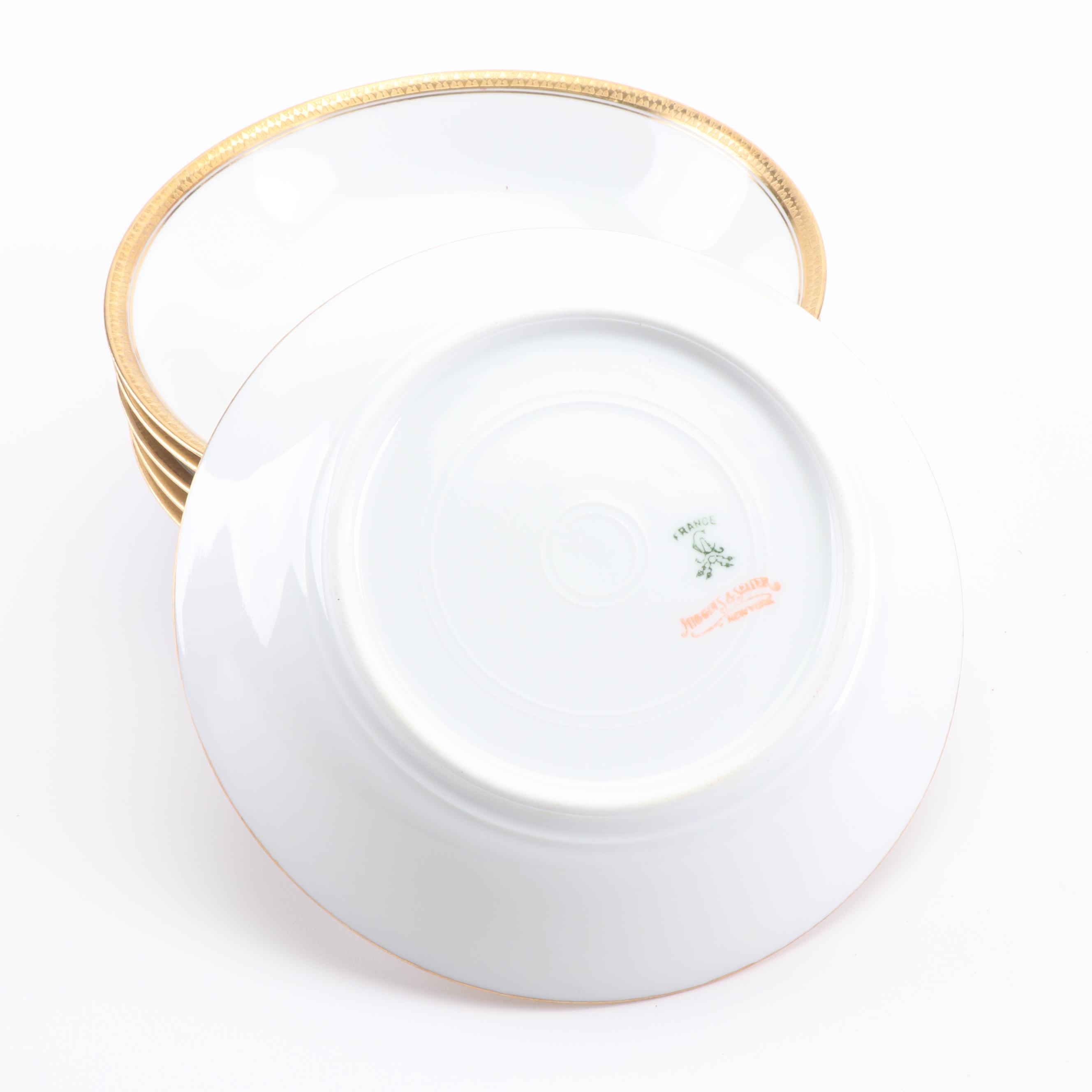 Charles Ahrenfeldt and Crown Staffordshire Gold Encrusted Bowls