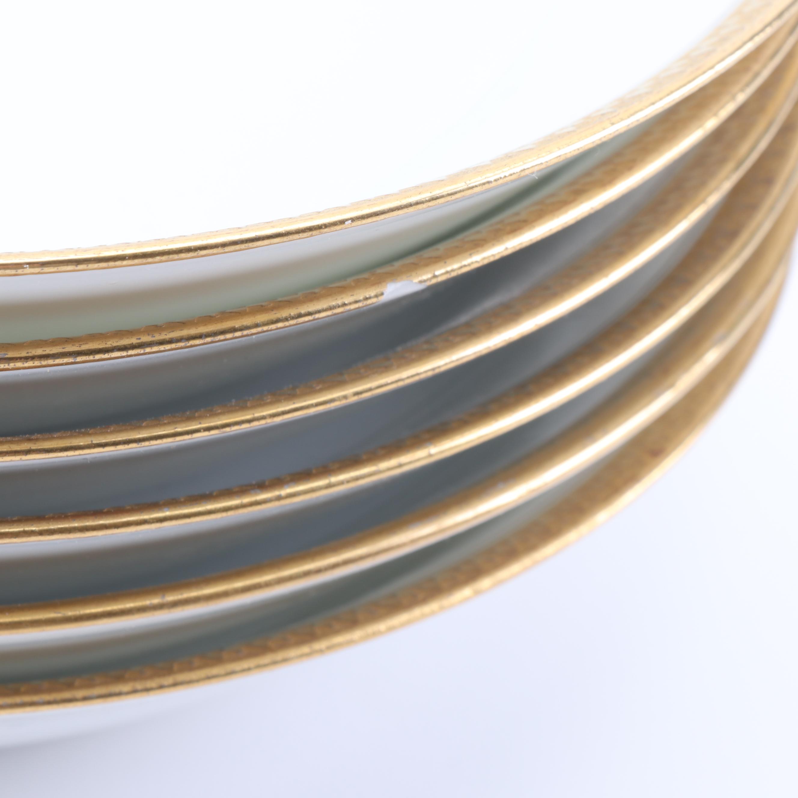 Charles Ahrenfeldt and Crown Staffordshire Gold Encrusted Bowls