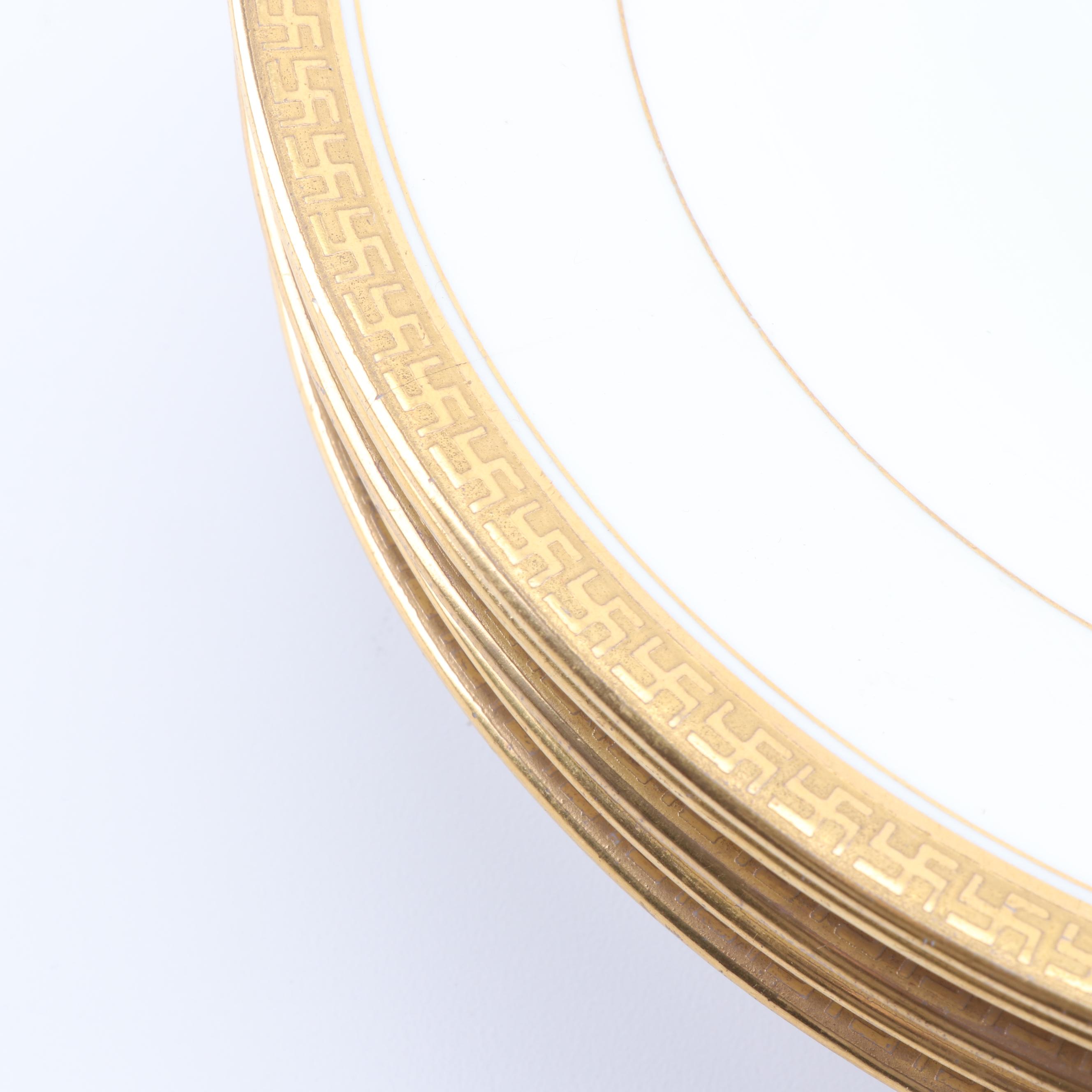 Charles Ahrenfeldt and Crown Staffordshire Gold Encrusted Bowls