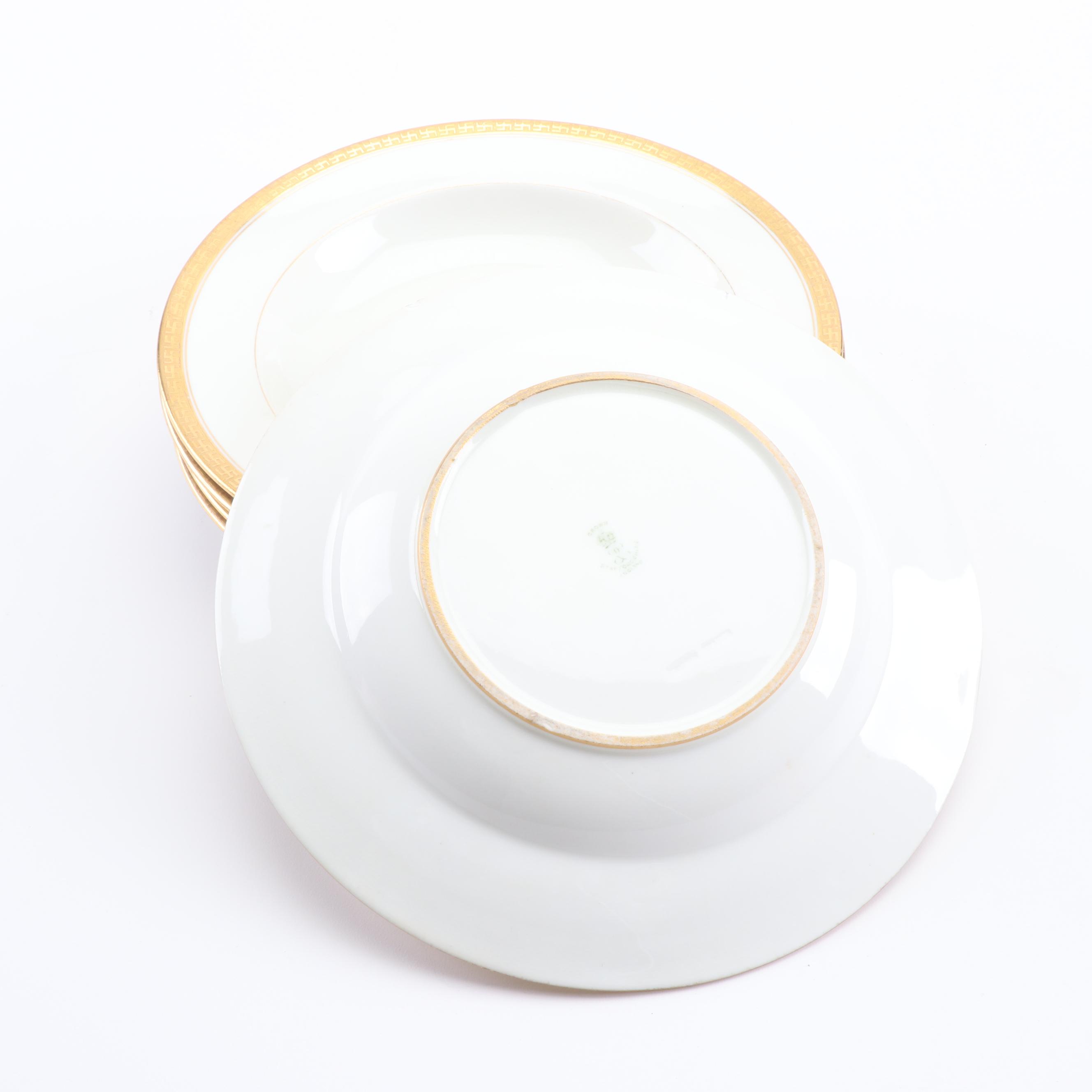 Charles Ahrenfeldt and Crown Staffordshire Gold Encrusted Bowls