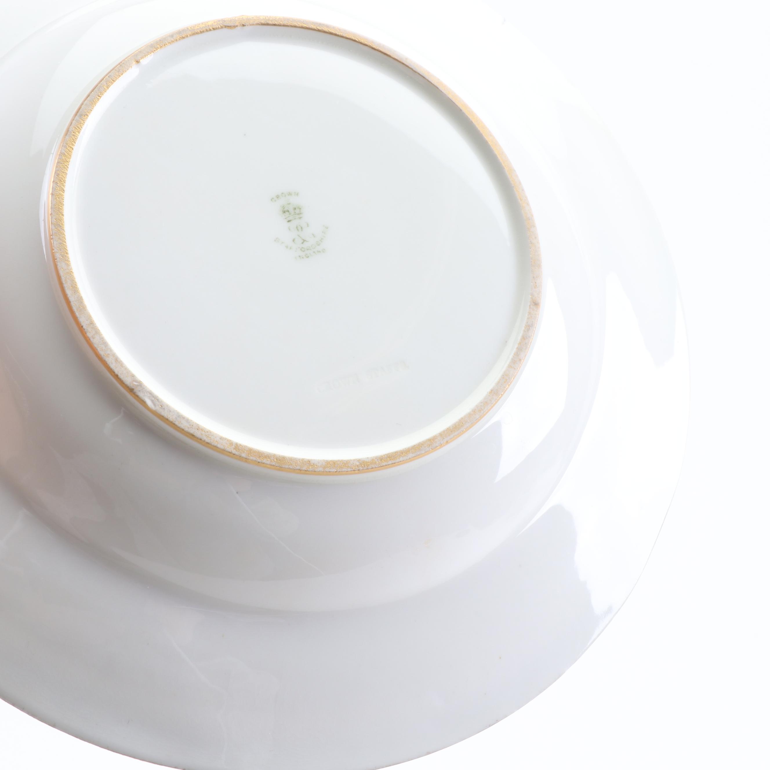 Charles Ahrenfeldt and Crown Staffordshire Gold Encrusted Bowls