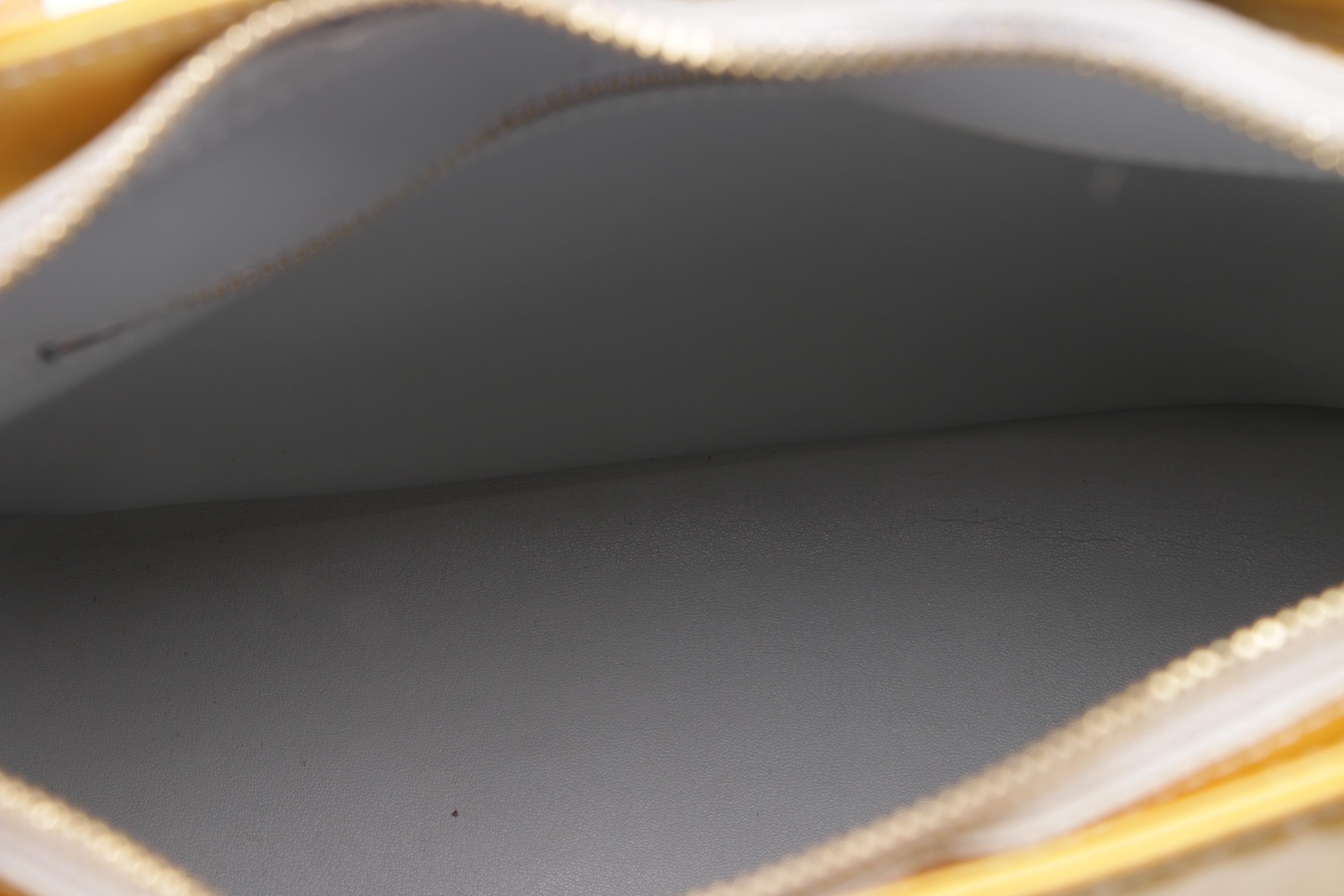 1999 Louis Vuitton Paris Yellow Vernis Monogram Columbus Tote