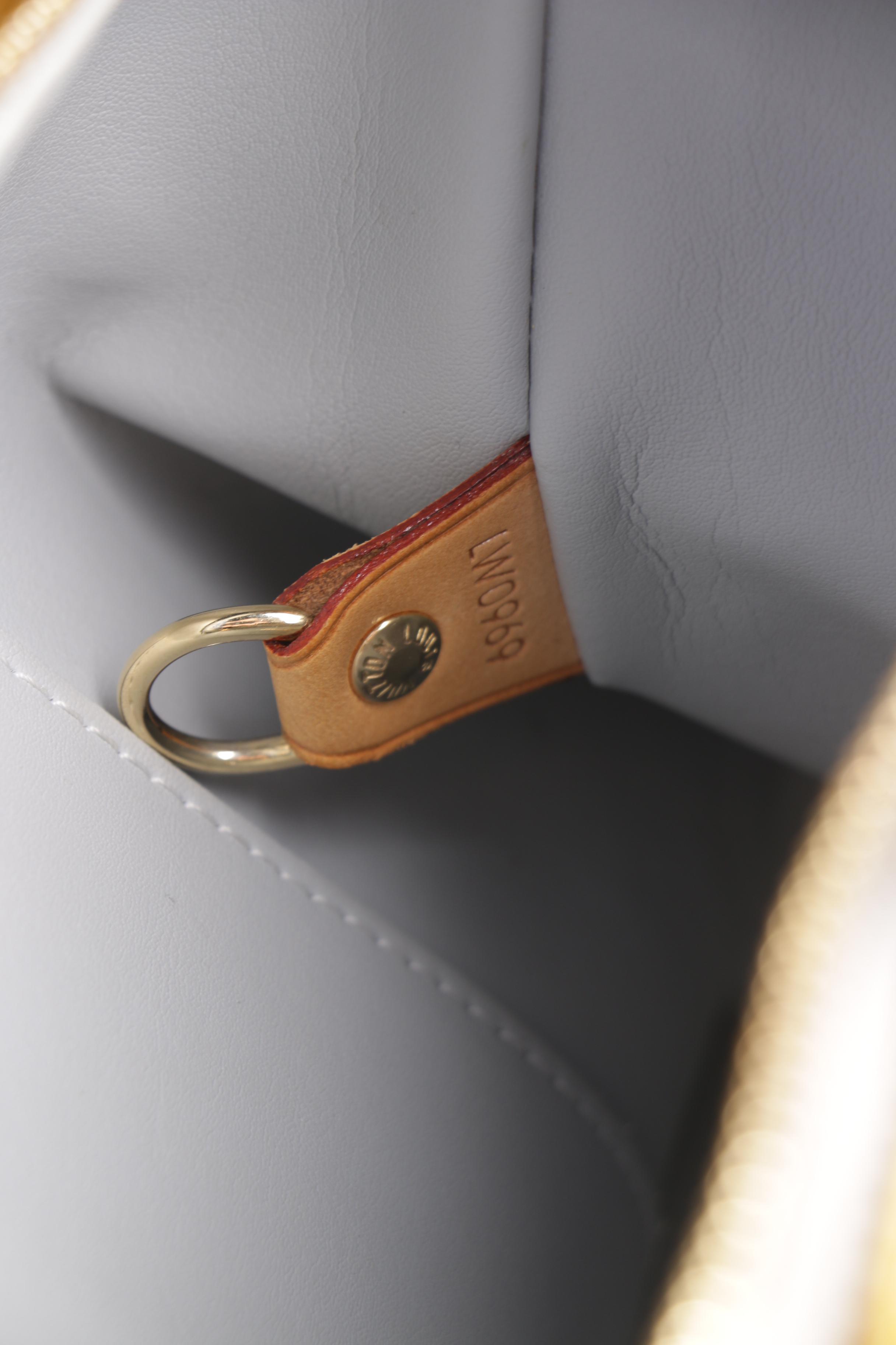 1999 Louis Vuitton Paris Yellow Vernis Monogram Columbus Tote