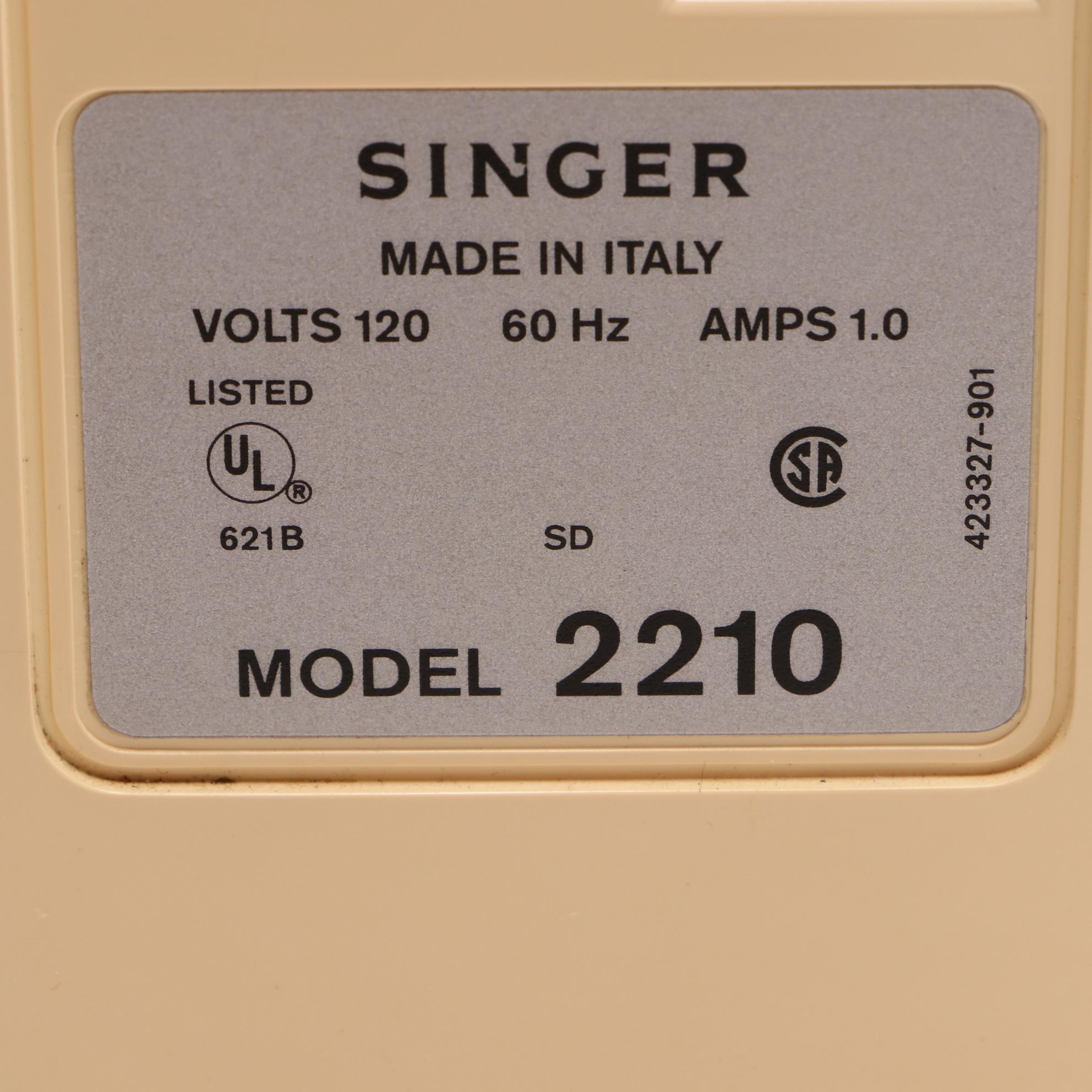 Singer Touchtronic 2210 Electric Sewing Machine