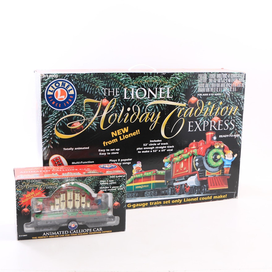 Lionel "Holiday Tradition Express" G-Gauge Train Set with Calliope Car