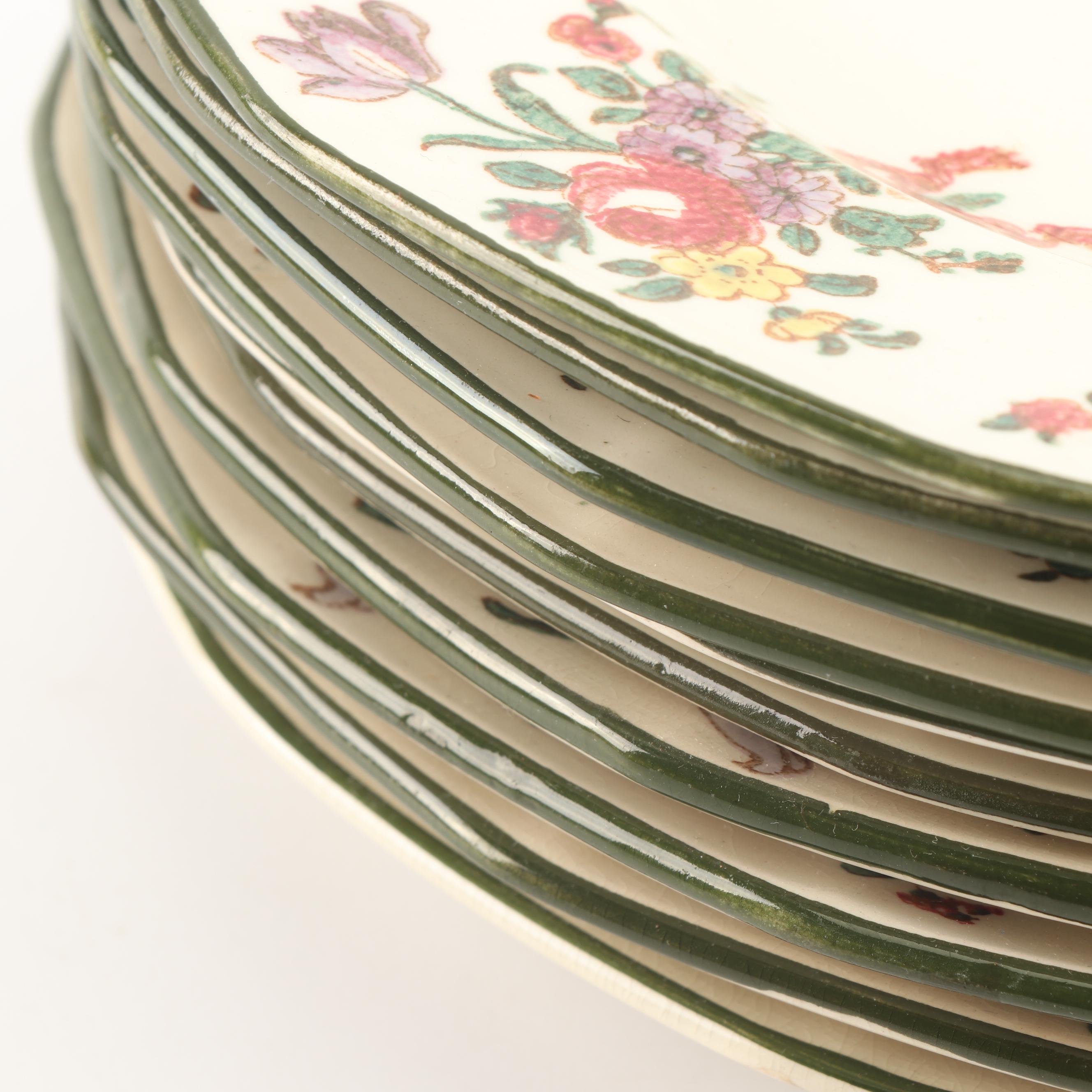 Royal Doulton "Old Leeds Spray" Earthenware Dinnerware, Circa 1912