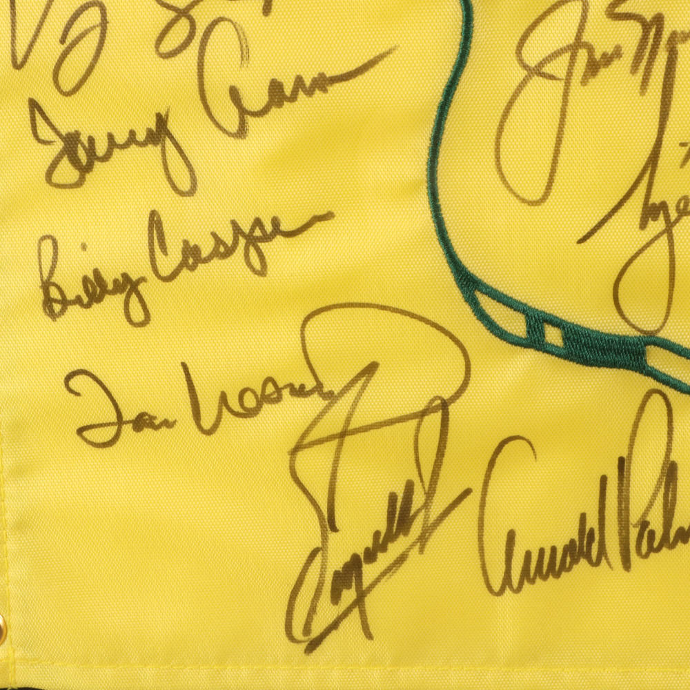 2006 Masters Signed Pin Flag with Tiger Woods Signature