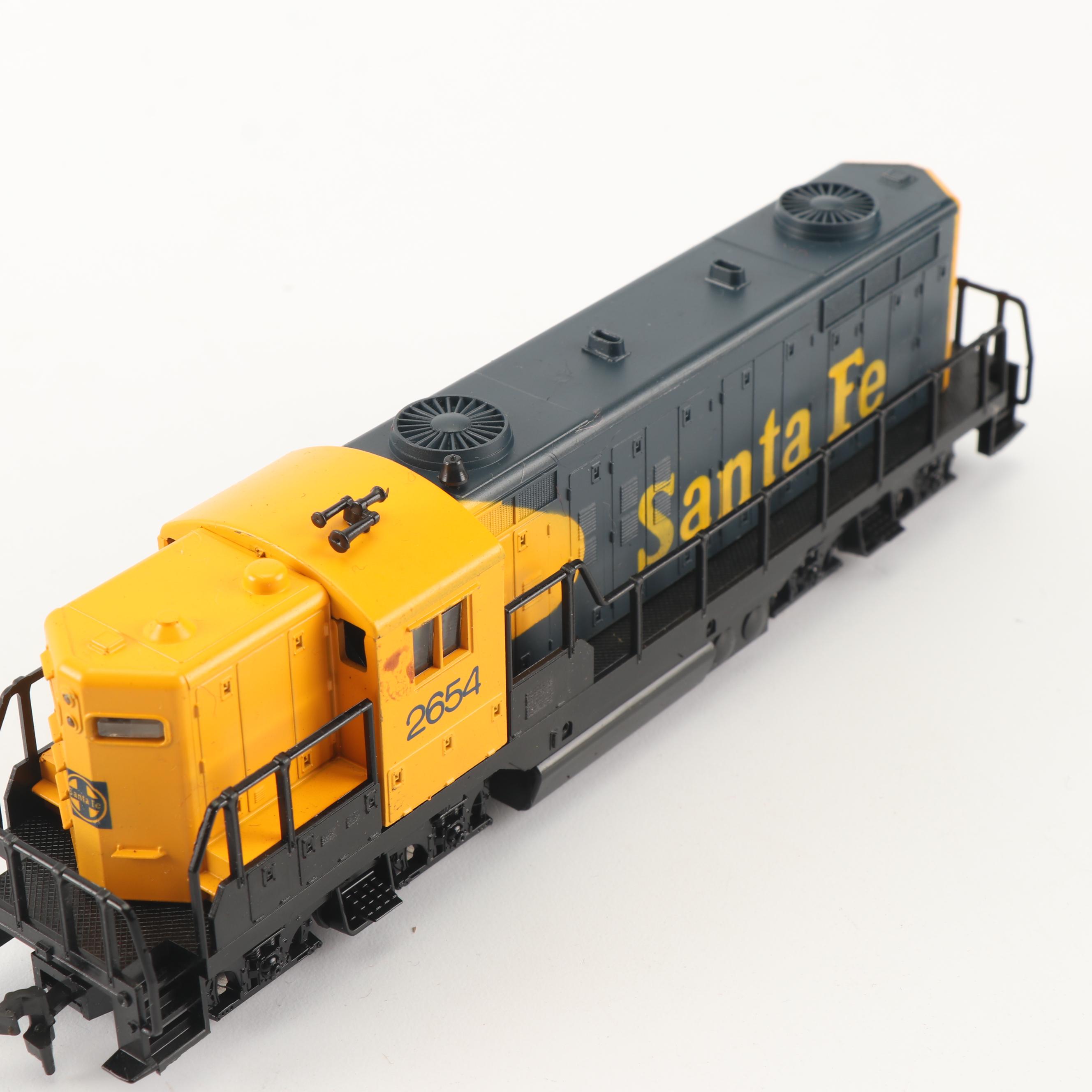AHM Train Cars with Track and Accessories