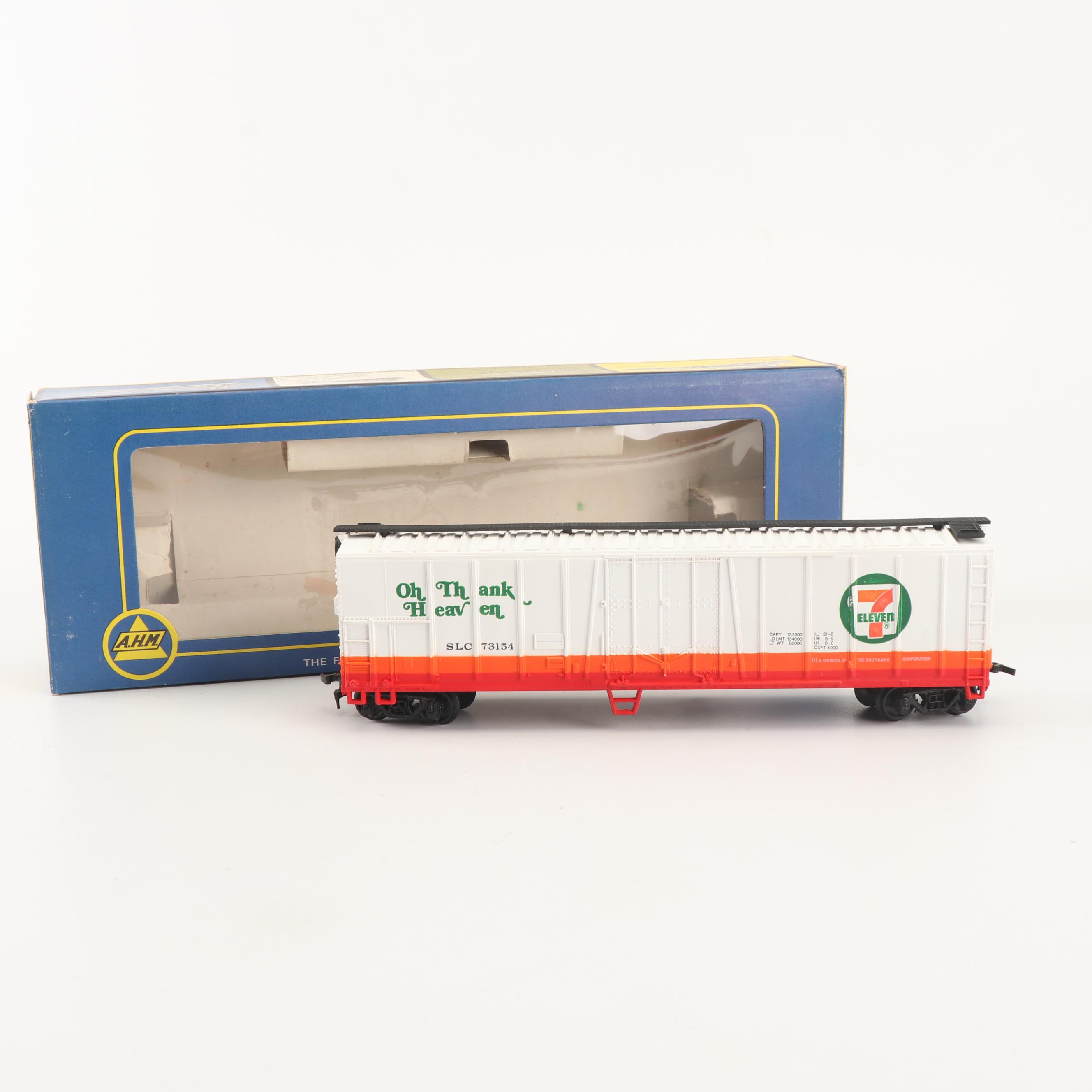 AHM Train Cars with Track and Accessories