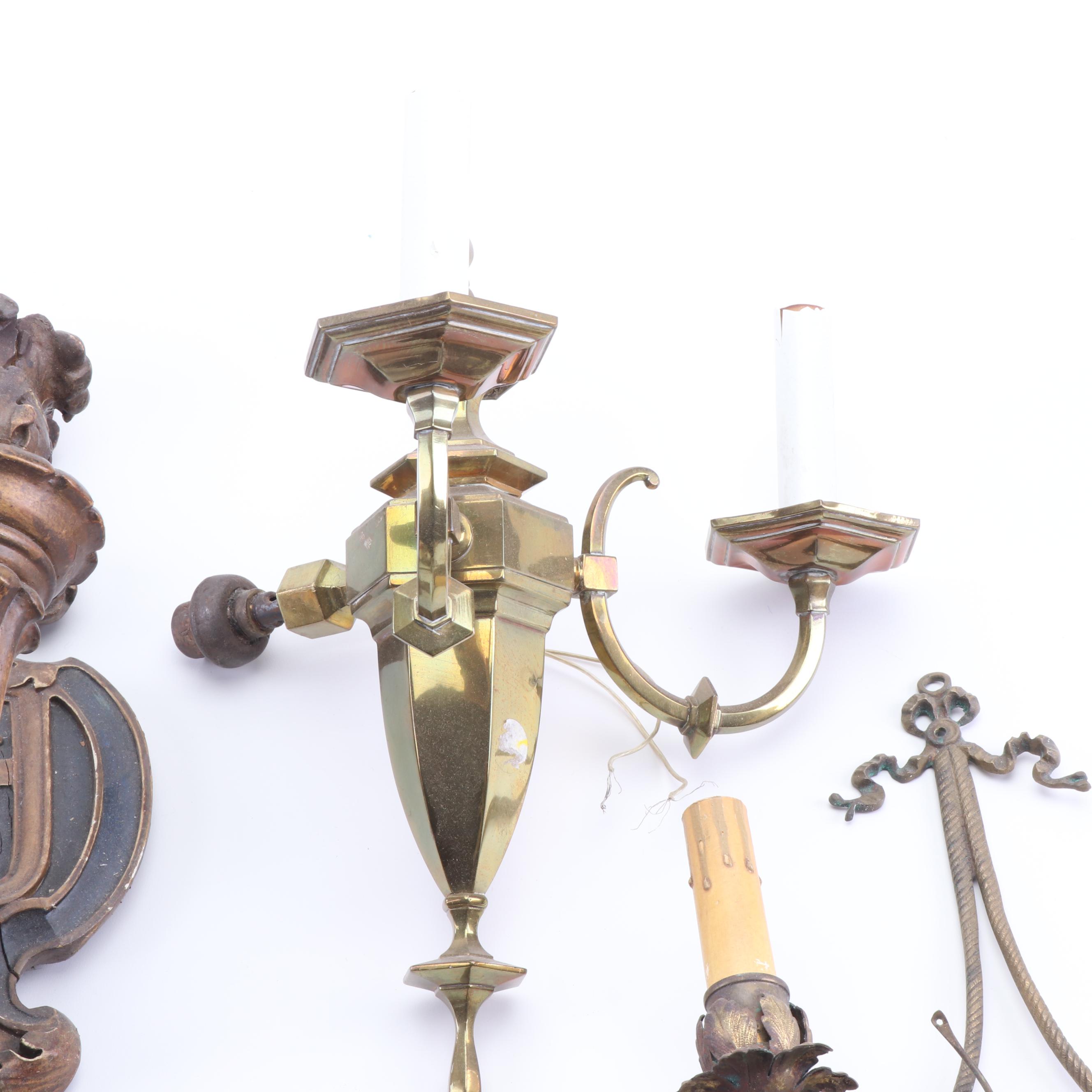 Antique and Vintage Wall Sconces including Matching Sets