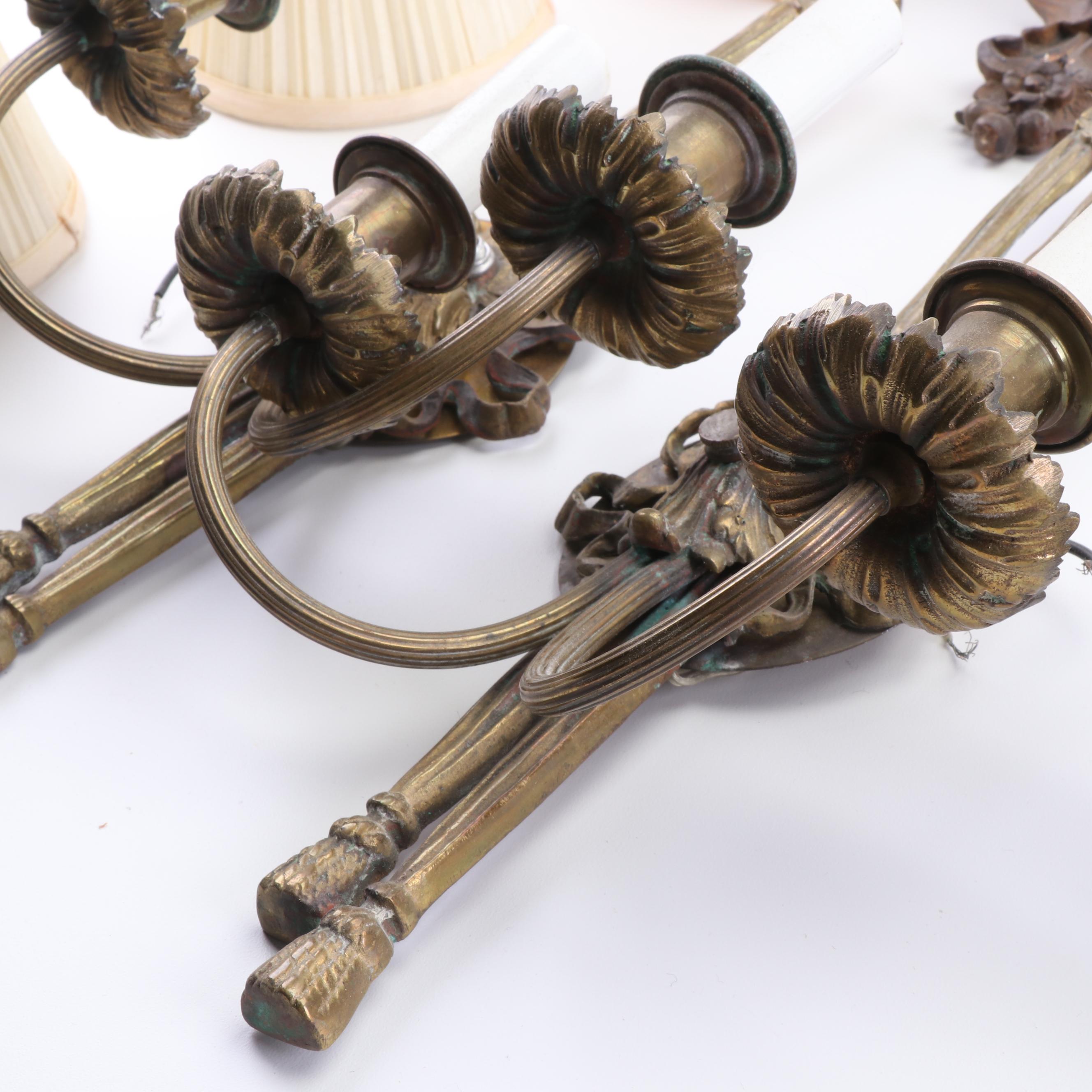 Antique and Vintage Wall Sconces including Matching Sets