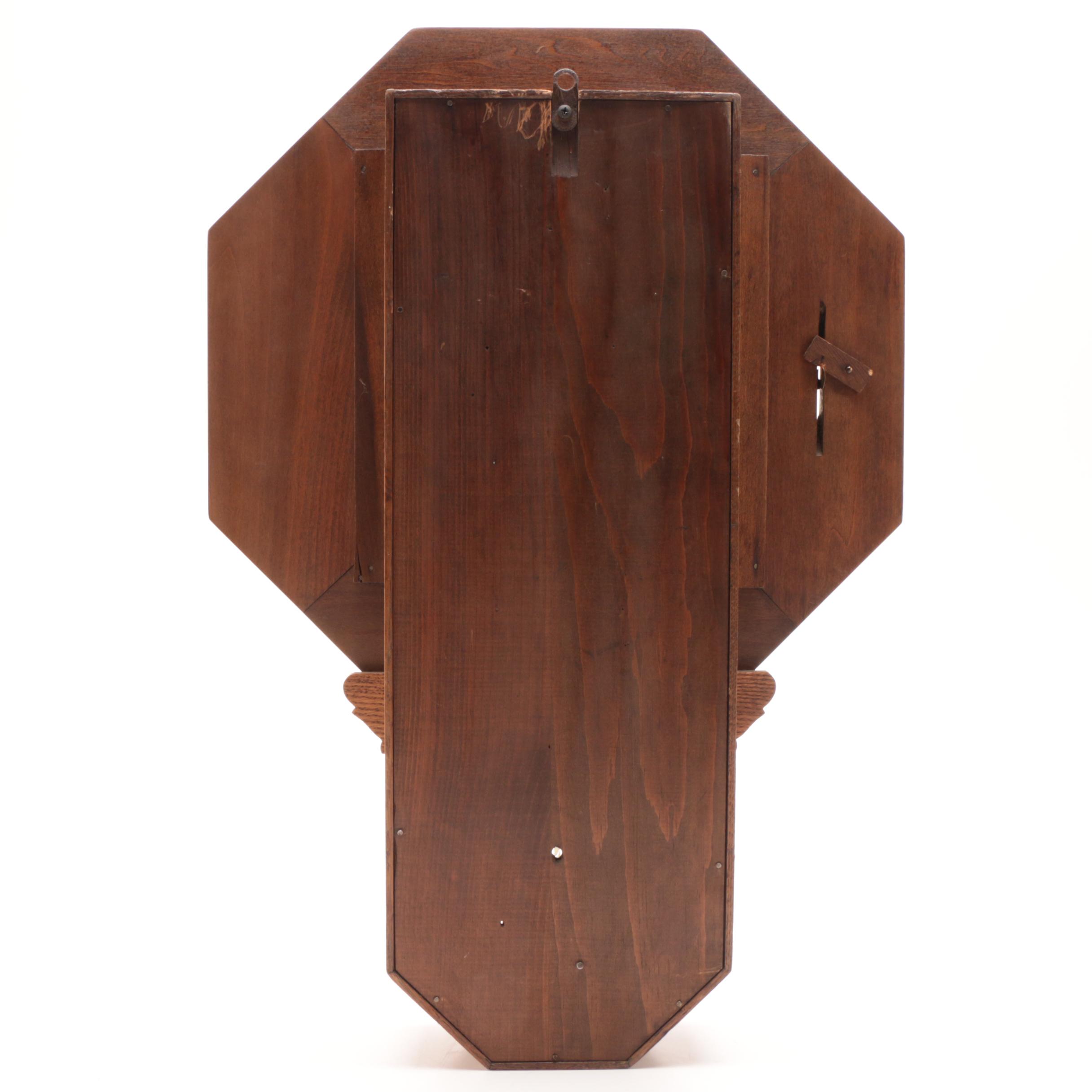 E. Ingraham Co. "Regulator" Oak Wall Clock