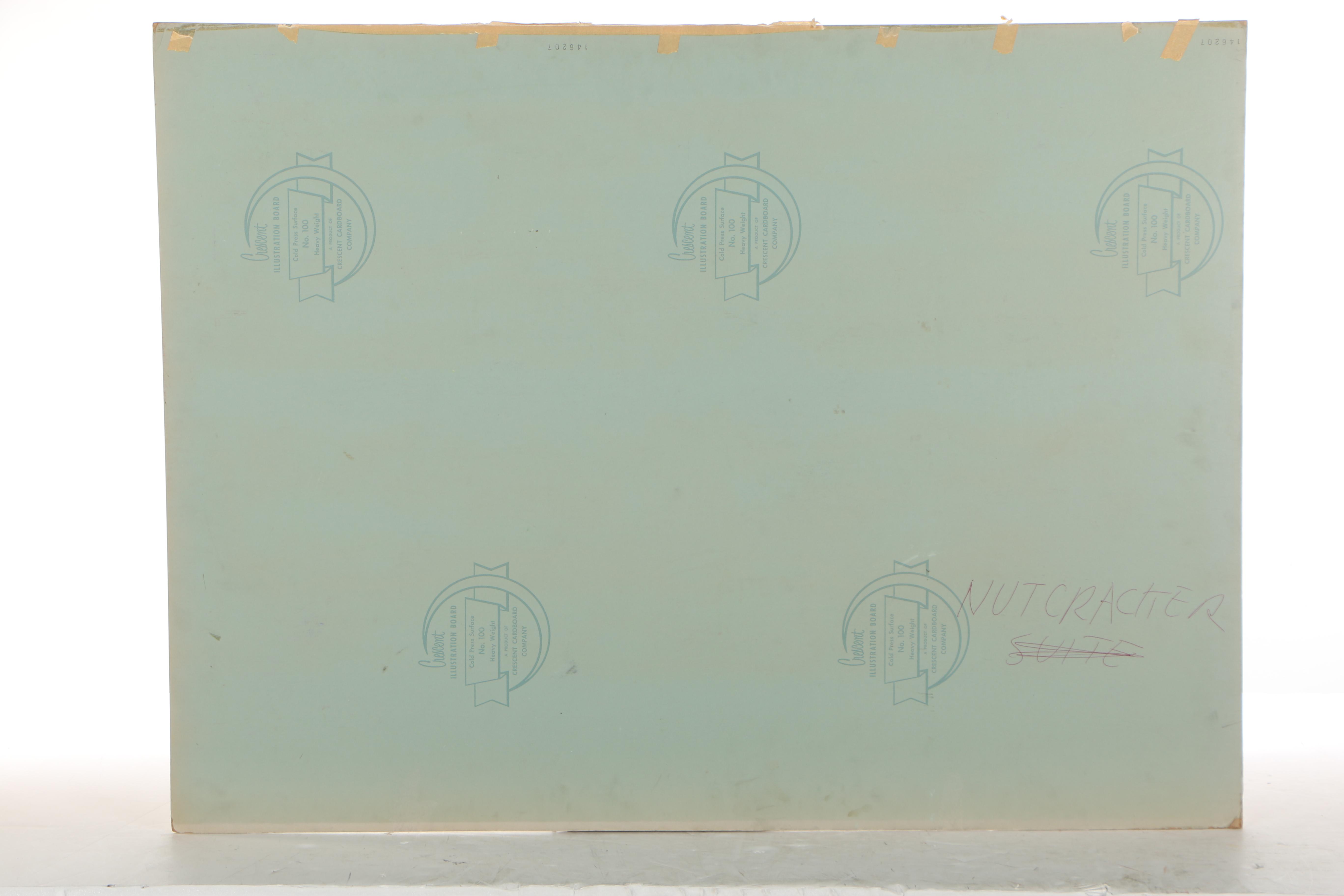 Late 20th Century Gouache Illustration of The Nutcracker "Waltz of the Flowers"