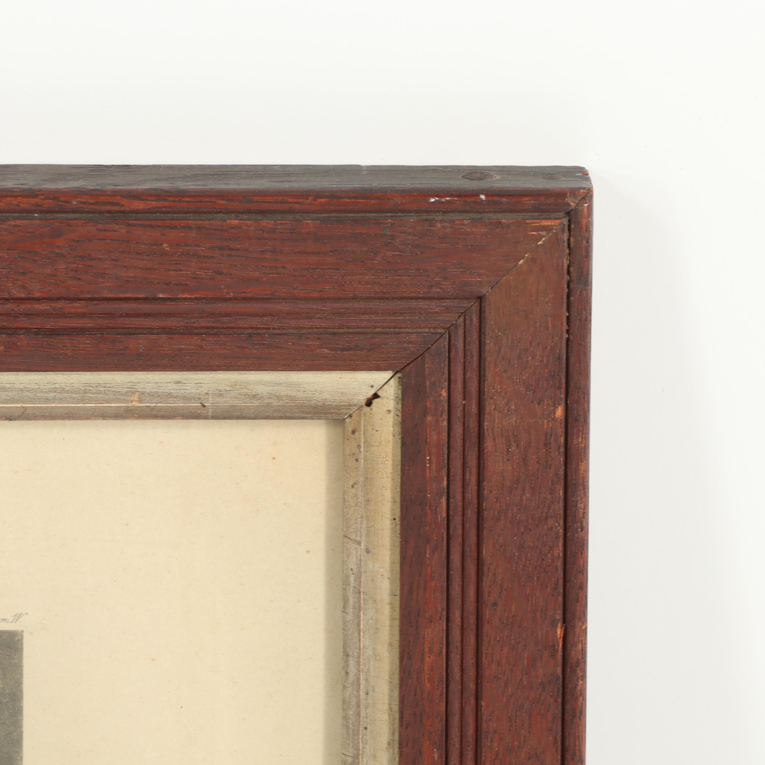 Photogravure after Sydney Muschamp "Choosing the Wedding Gown"