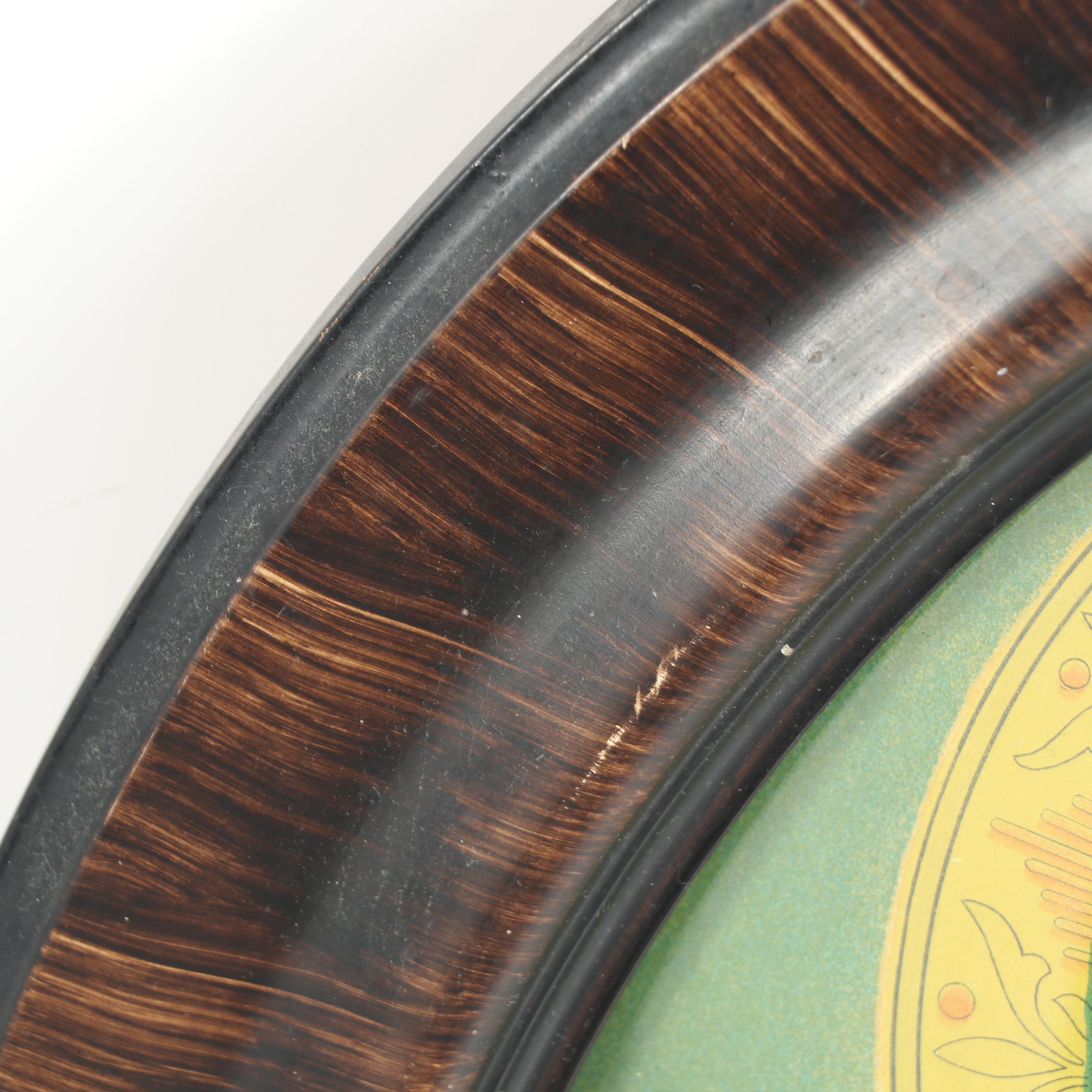 Antique Madonna of the Sacred Heart Chromolithograph