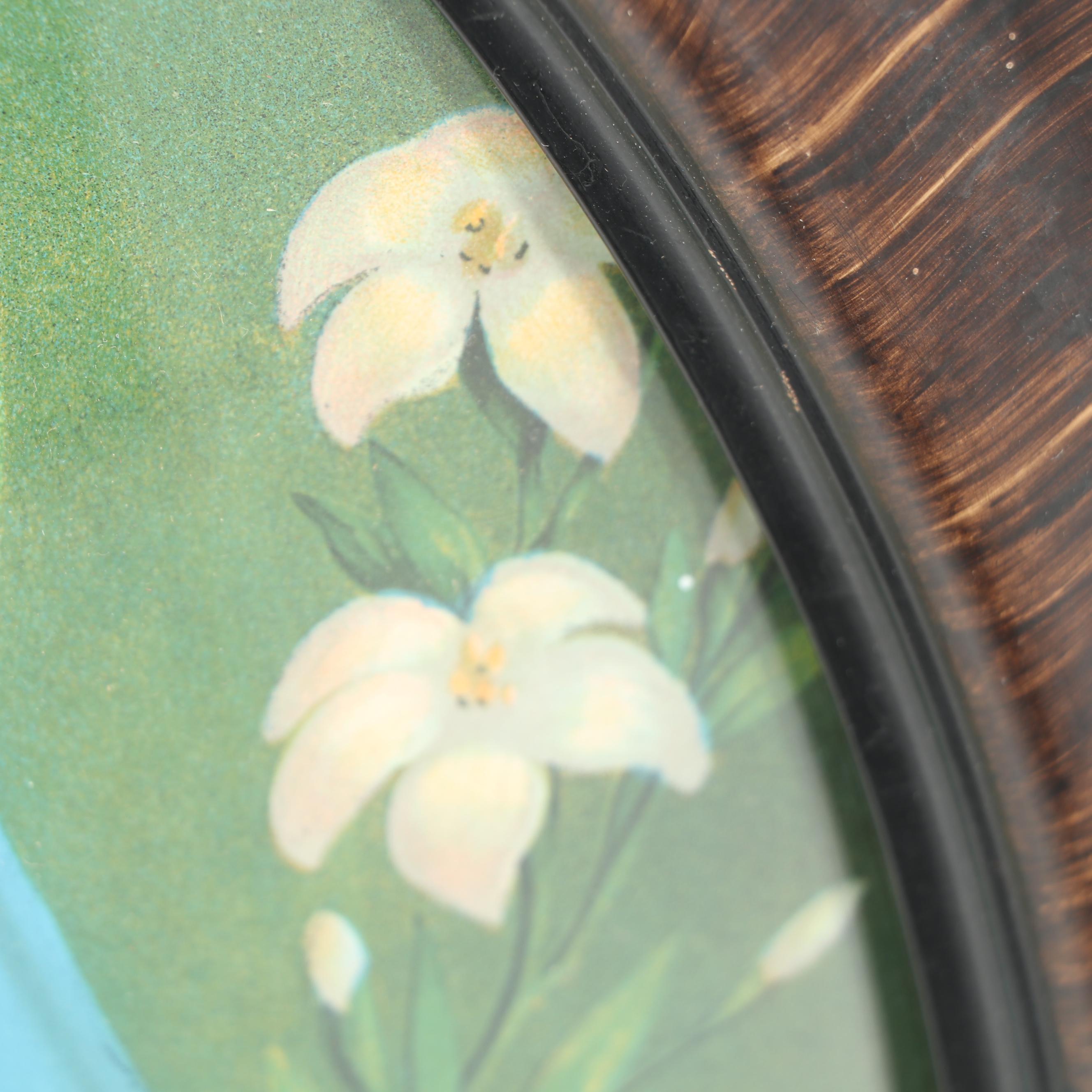 Antique Madonna of the Sacred Heart Chromolithograph