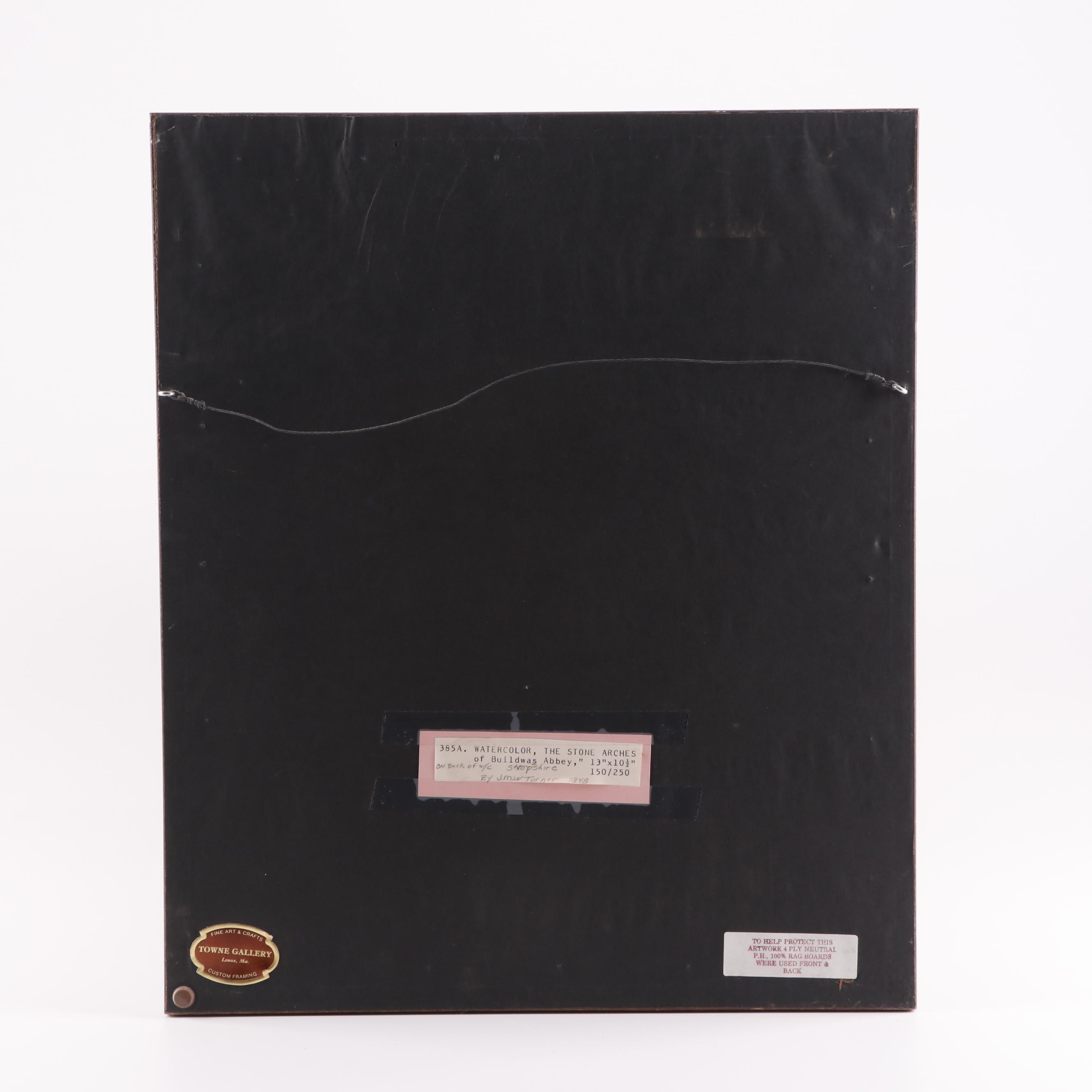 Watercolor Painting "Buildwas Abbey, Shropshire"