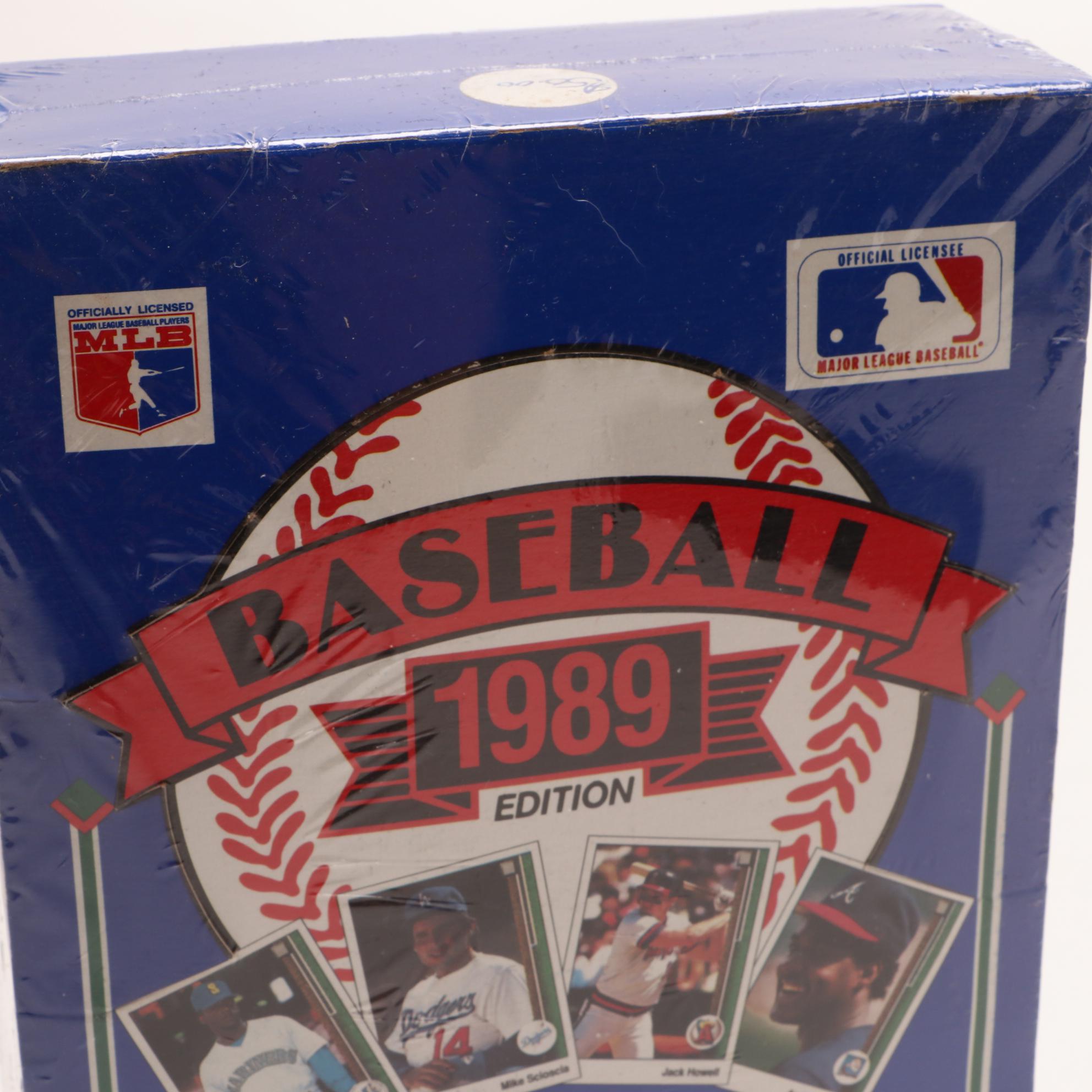 Unopened Baseball Card Boxes and Rack Packs