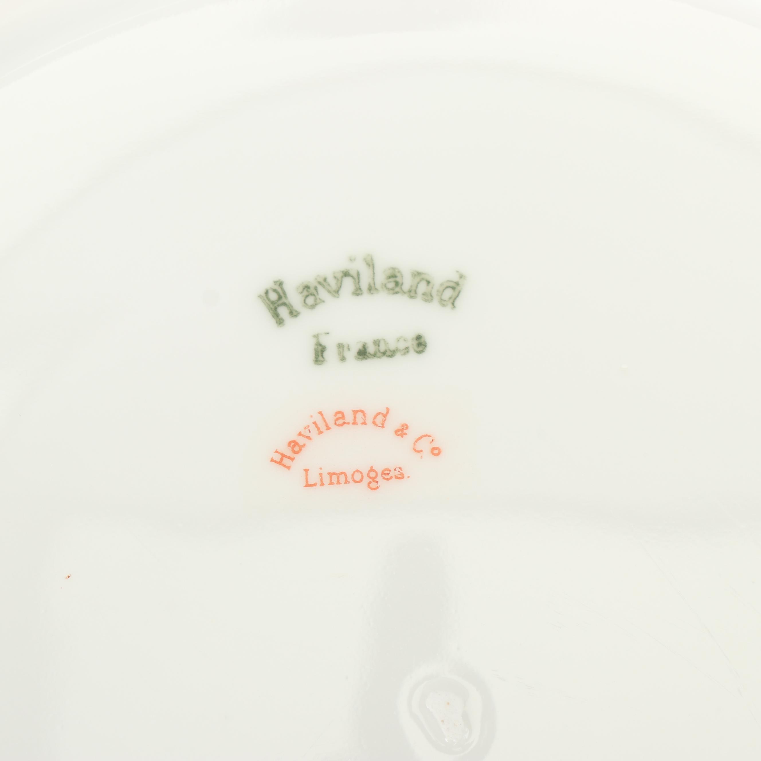Vintage Haviland Limoges Porcelain Plates