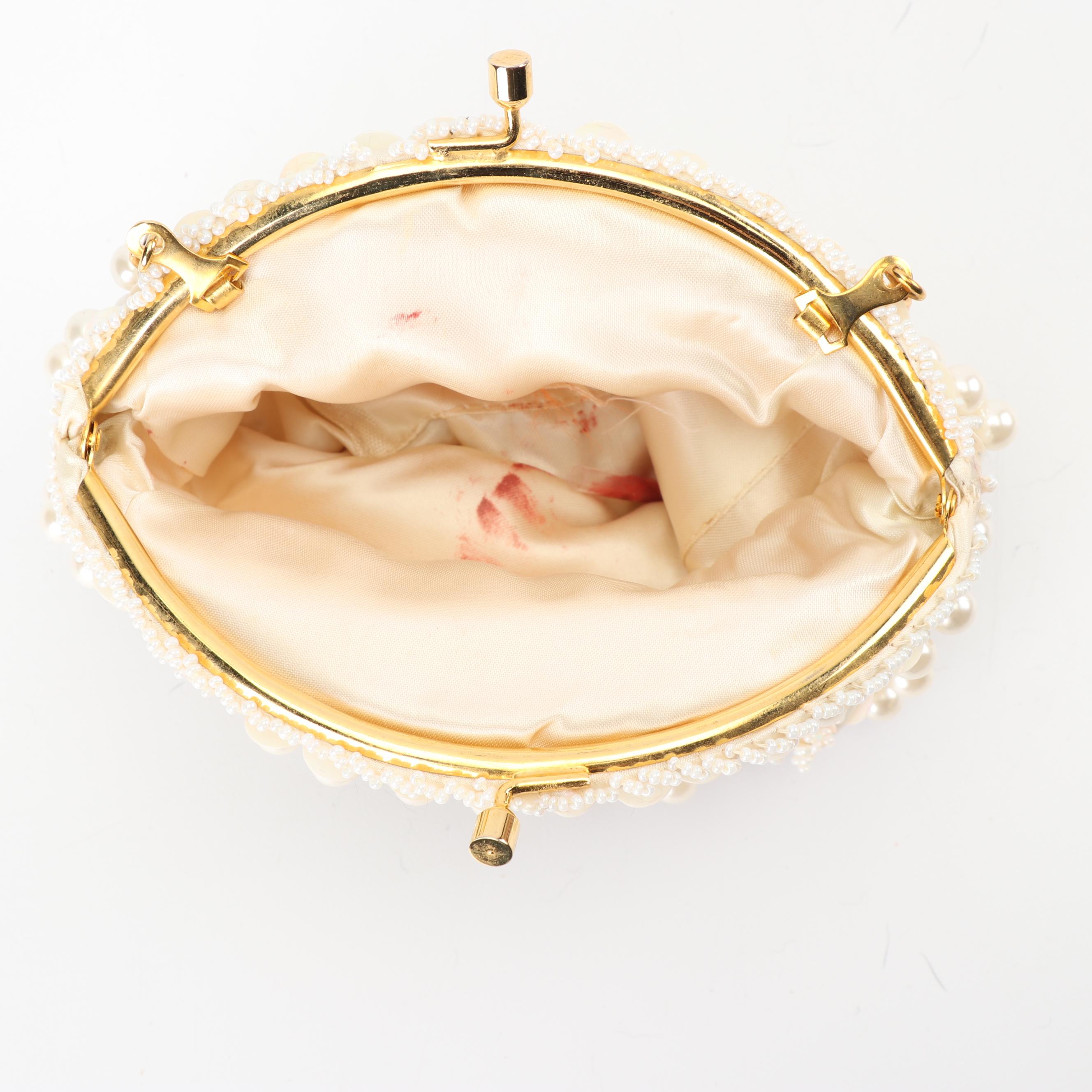 Evening Bags including Morris Kaye Furs Bag with Mink Fur Handle