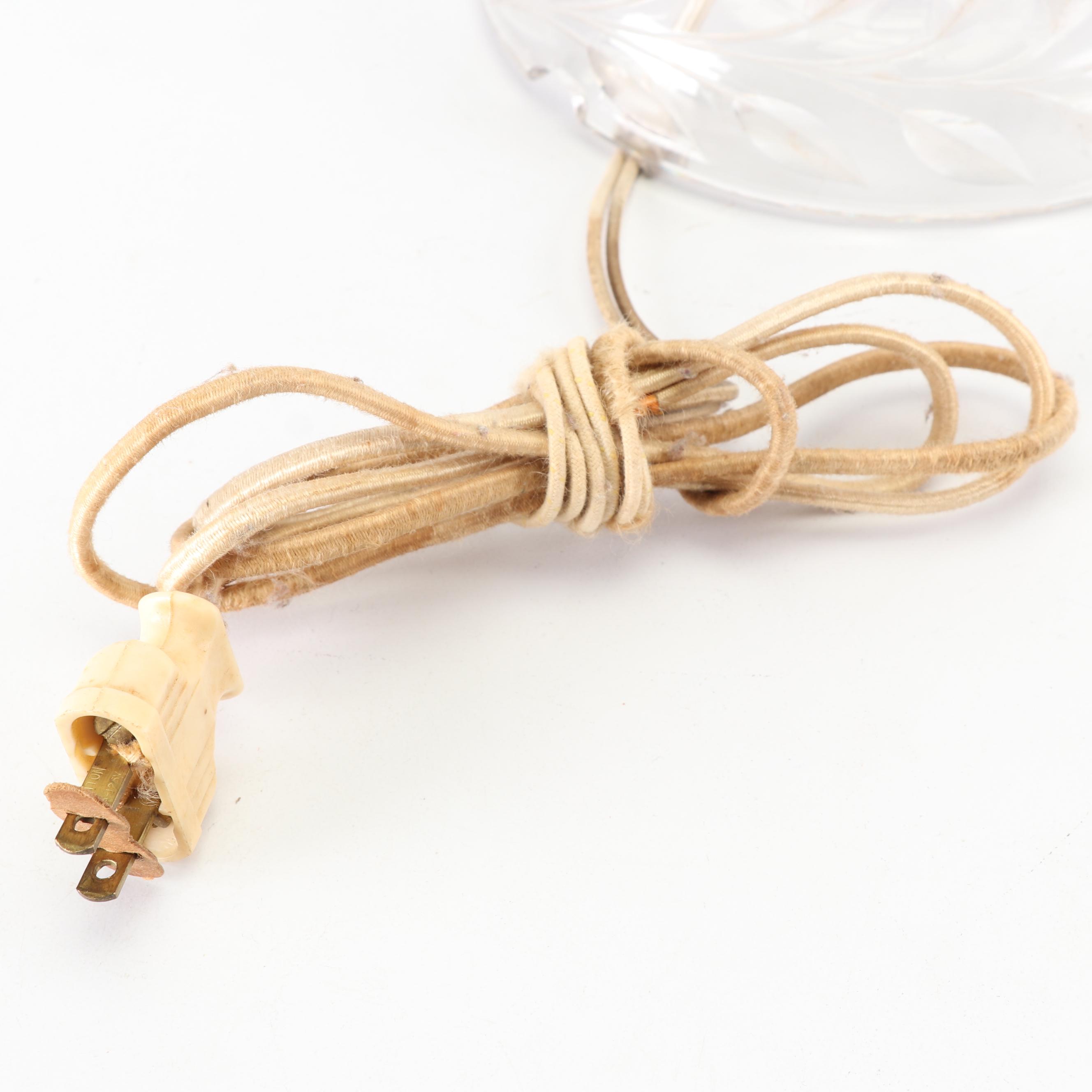 Brilliant Period Cut Glass Lamp