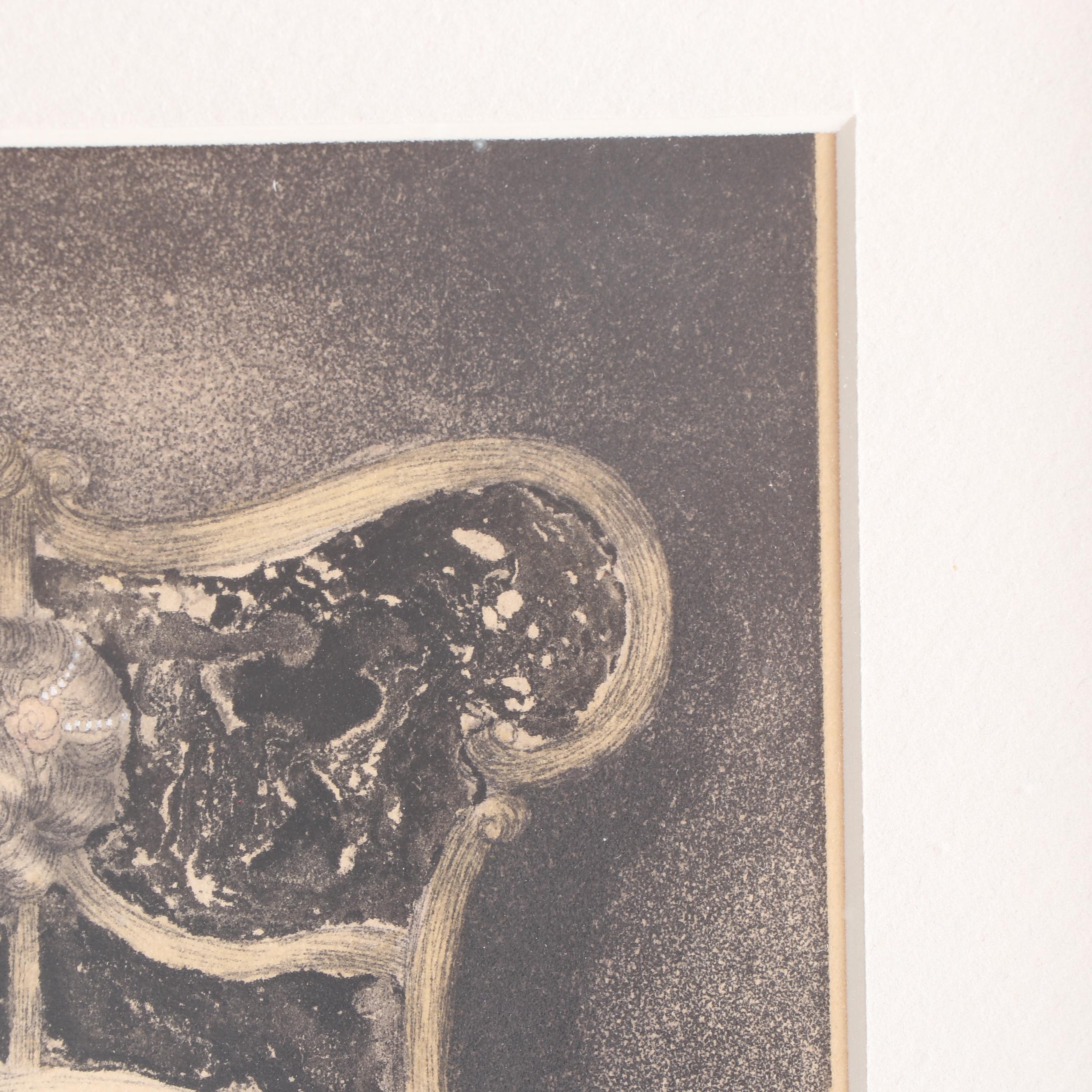 Allene J. Love Lithograph "Rendezvous"