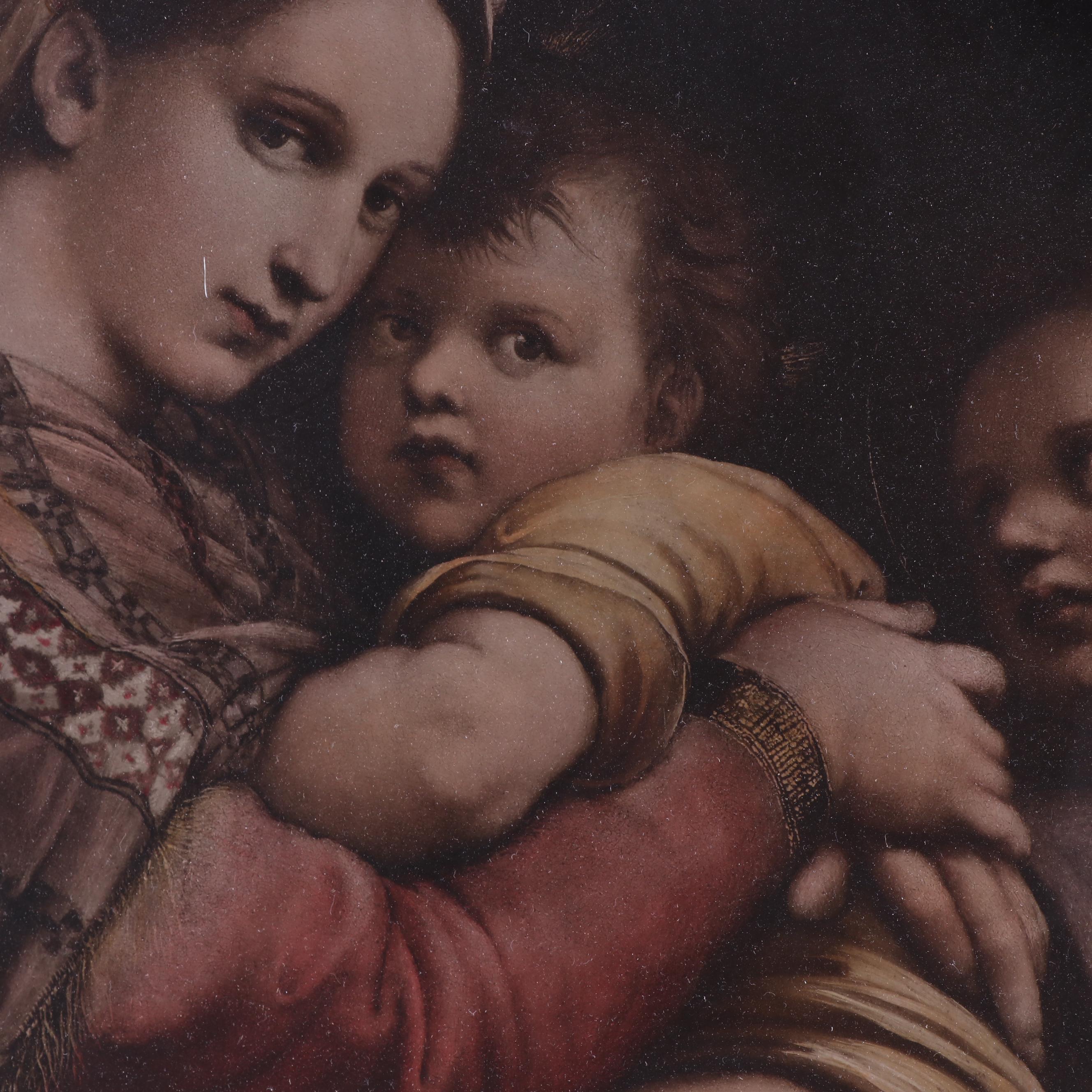 Reproduction Print after Raphael "Madonna della Seggiola "