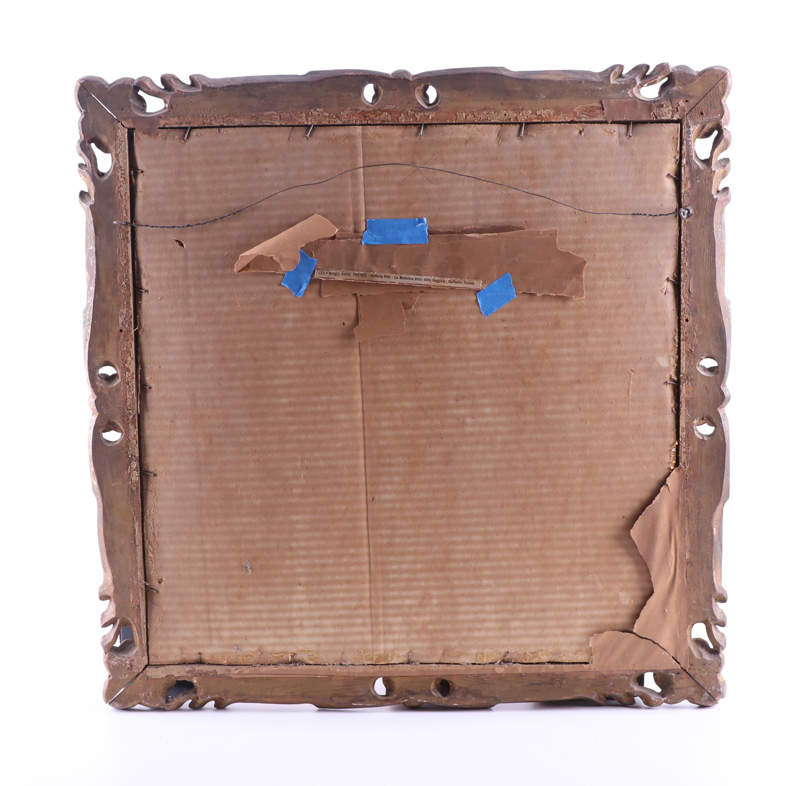 Reproduction Print after Raphael "Madonna della Seggiola "