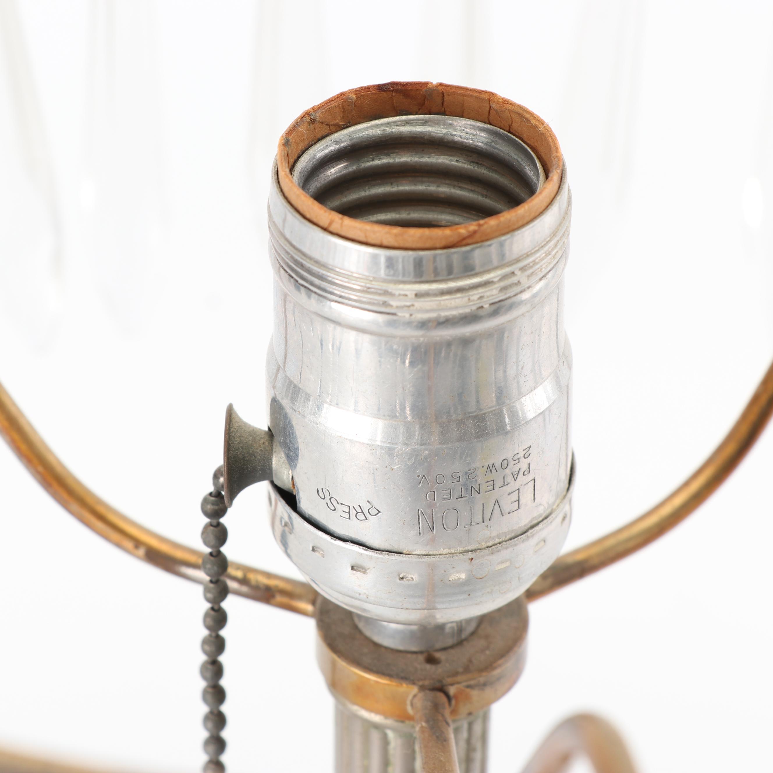 Antique Cut Crystal Lamp