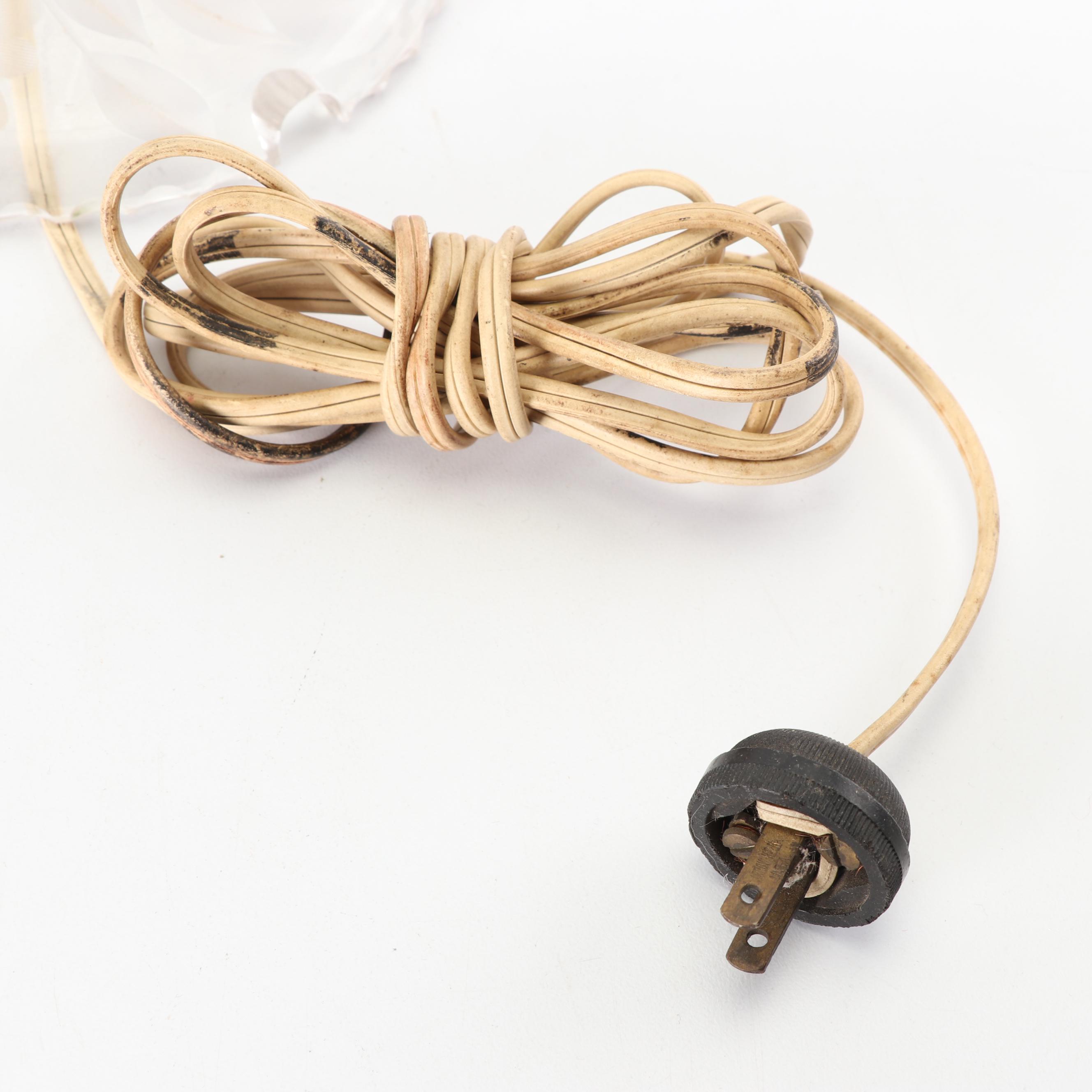 Antique Cut Crystal Lamp